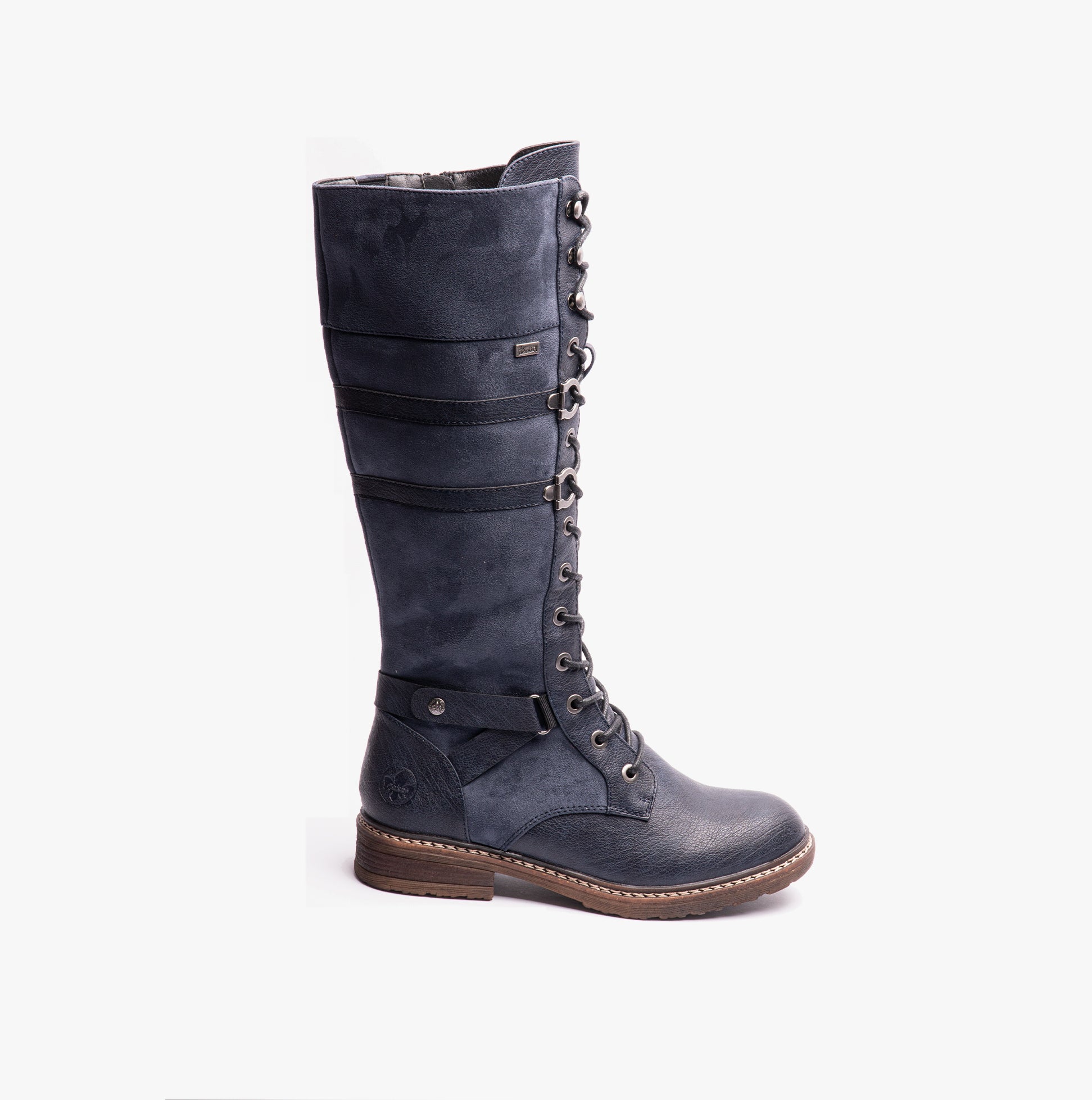 Rieker 94732-14 Womens Knee High Boots Blue – Size UK 5