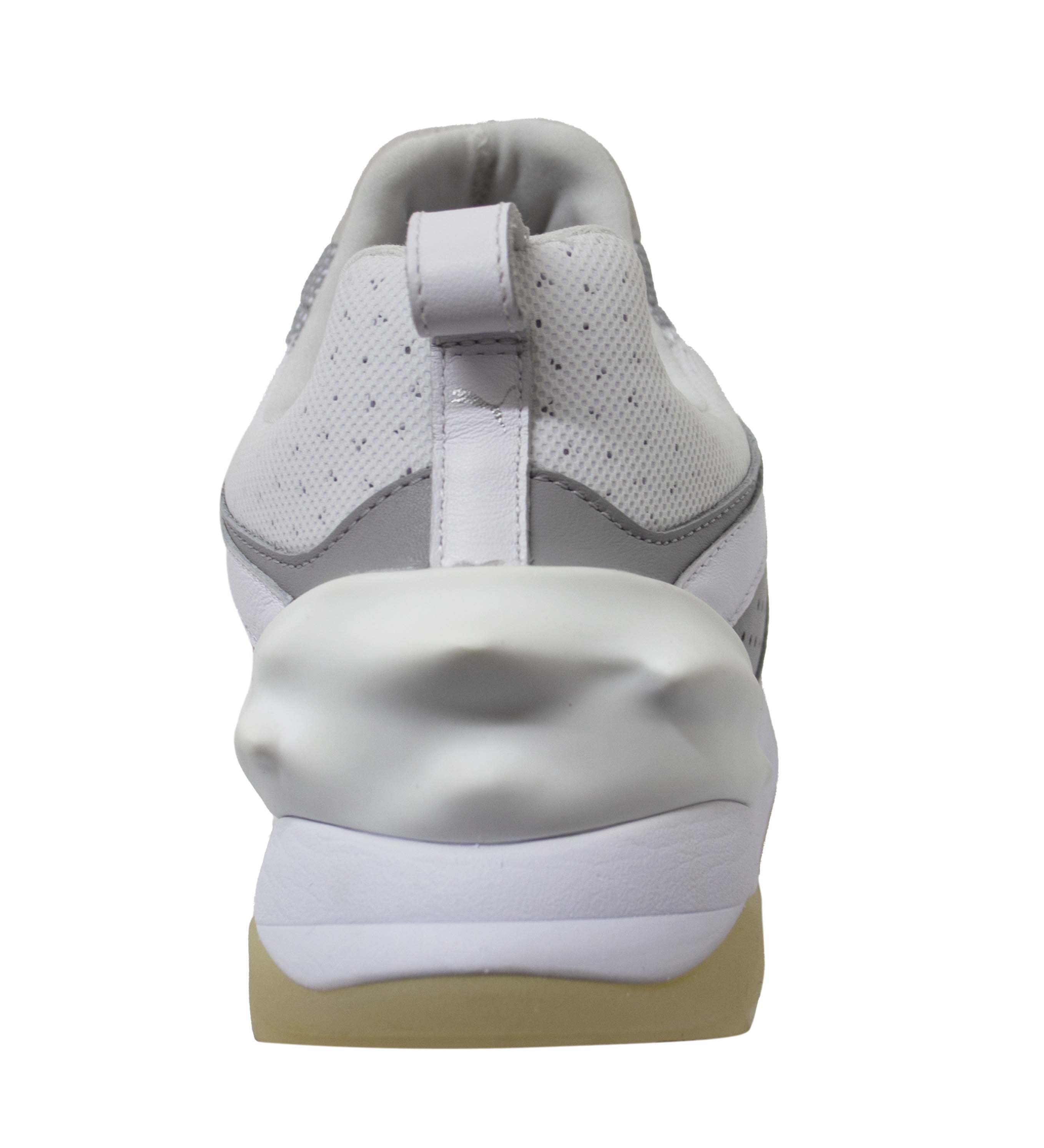 Puma Trimonic Mens Blaze Swift Tech Vit Läder Snörning Träningsskor 357824 02 herr – bild 2