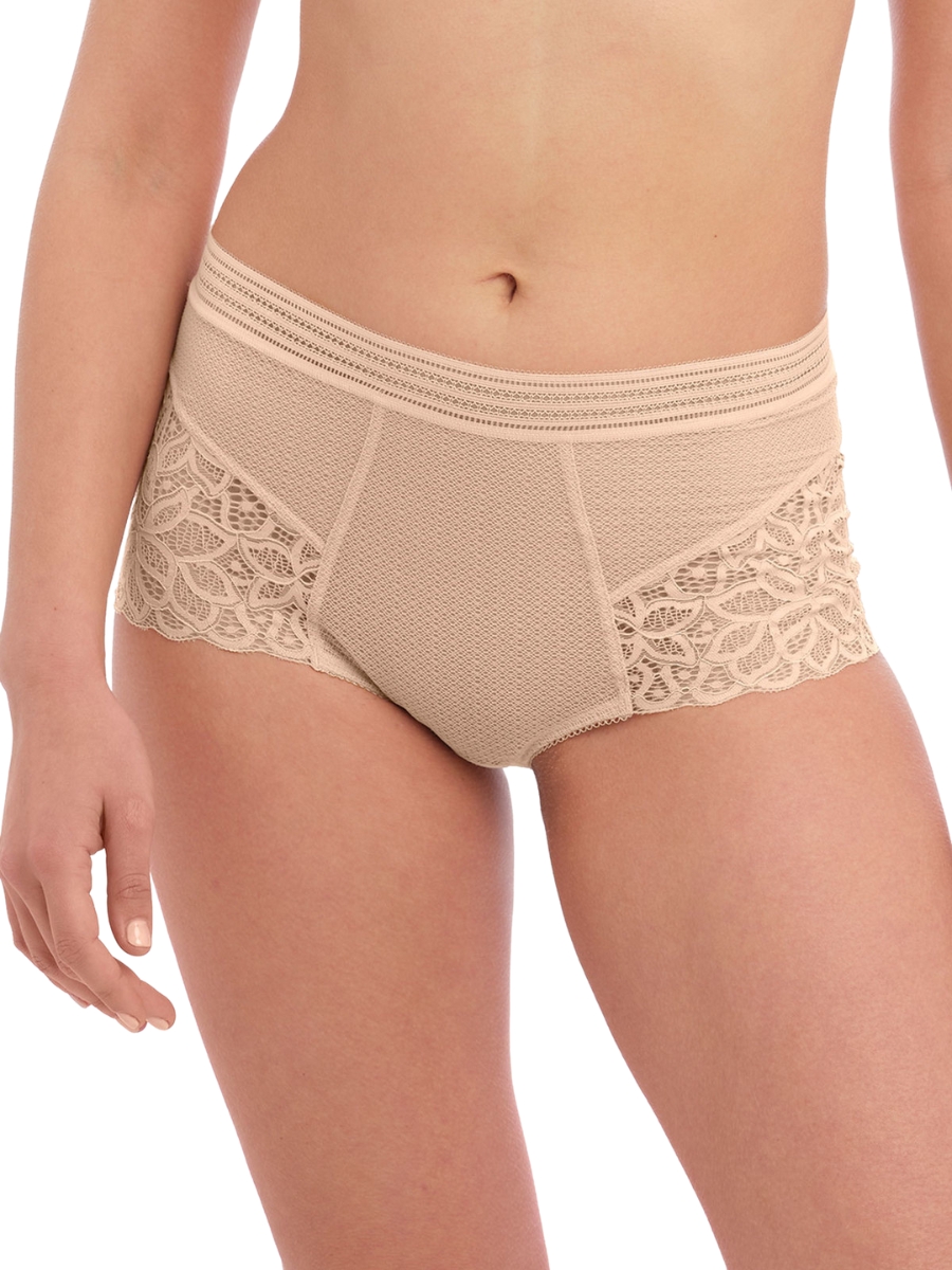 Wacoal Womens Raffine Full Brief - Beige material_polyamide - Size Small