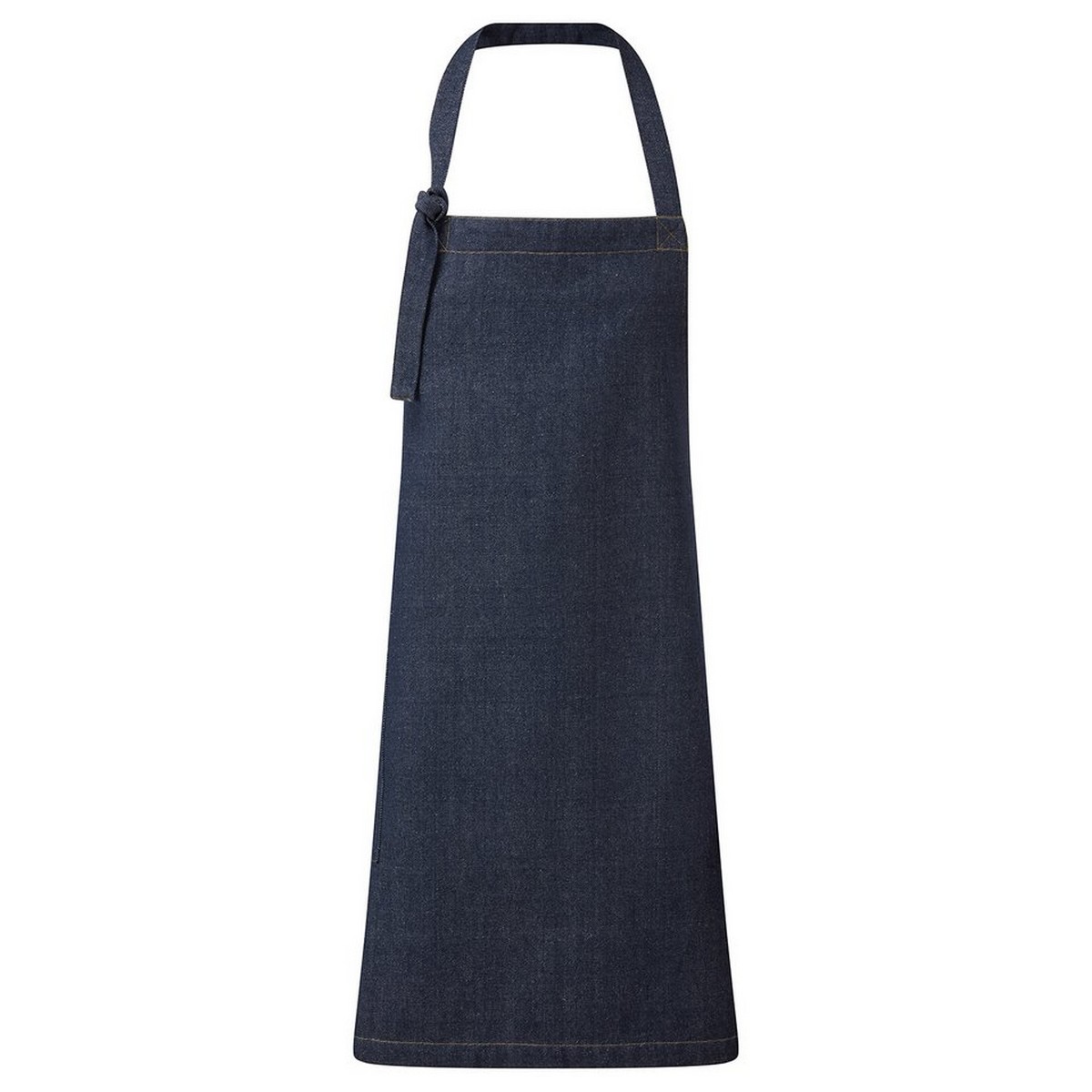Thumbnail - Premier Unisex Erwachsene Regenerate Sustainable Bibbed Full Apron (Indigo Denim)