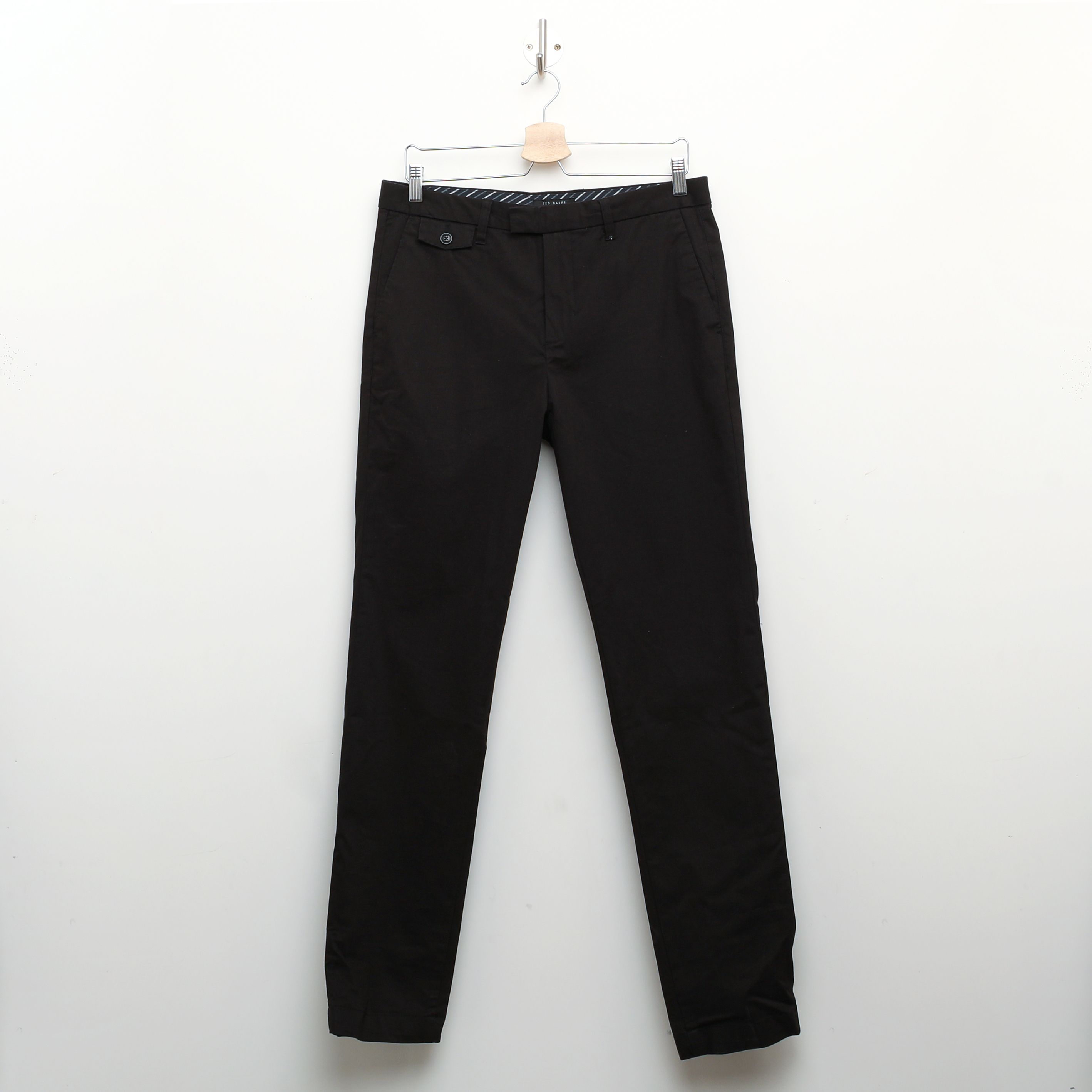 Ted Baker Irvine slimfit pantalon voor heren, zwart