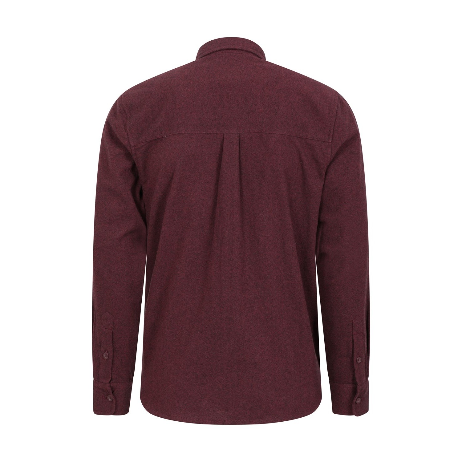 Mountain Warehou Mens Bamford Melange Shirt (Burgundy) skjortor & blusar herr – bild 2