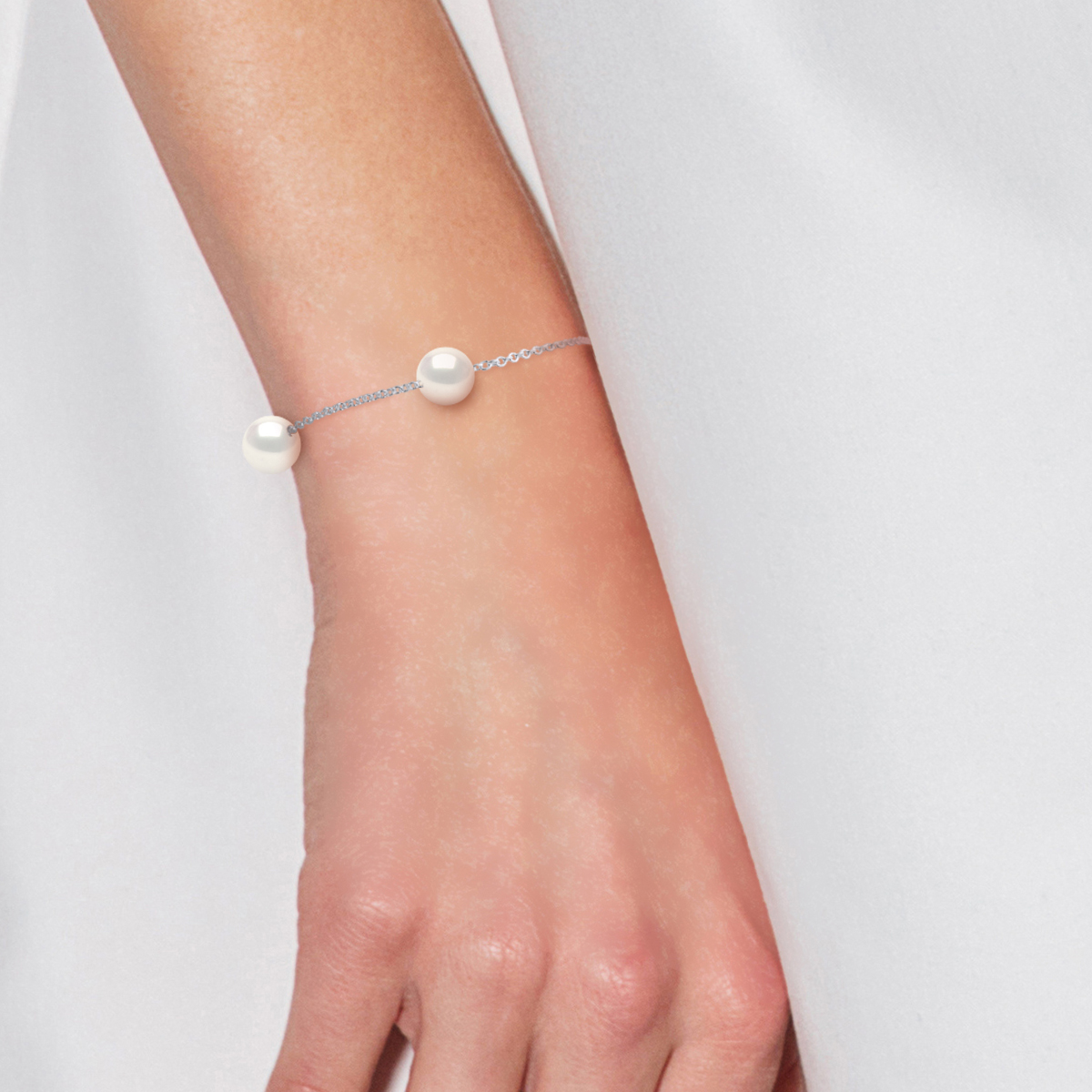 Diadema Armband Silver och äkta sötvattenspärlor dam – bild 2