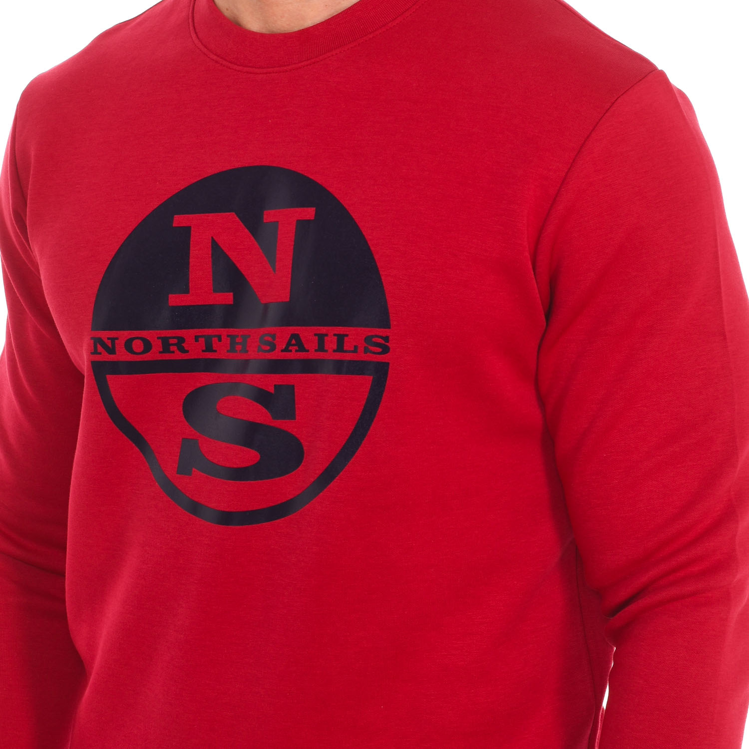 North Sails Långärmad sweatshirt med rund halsringning 9024130 herr – bild 2