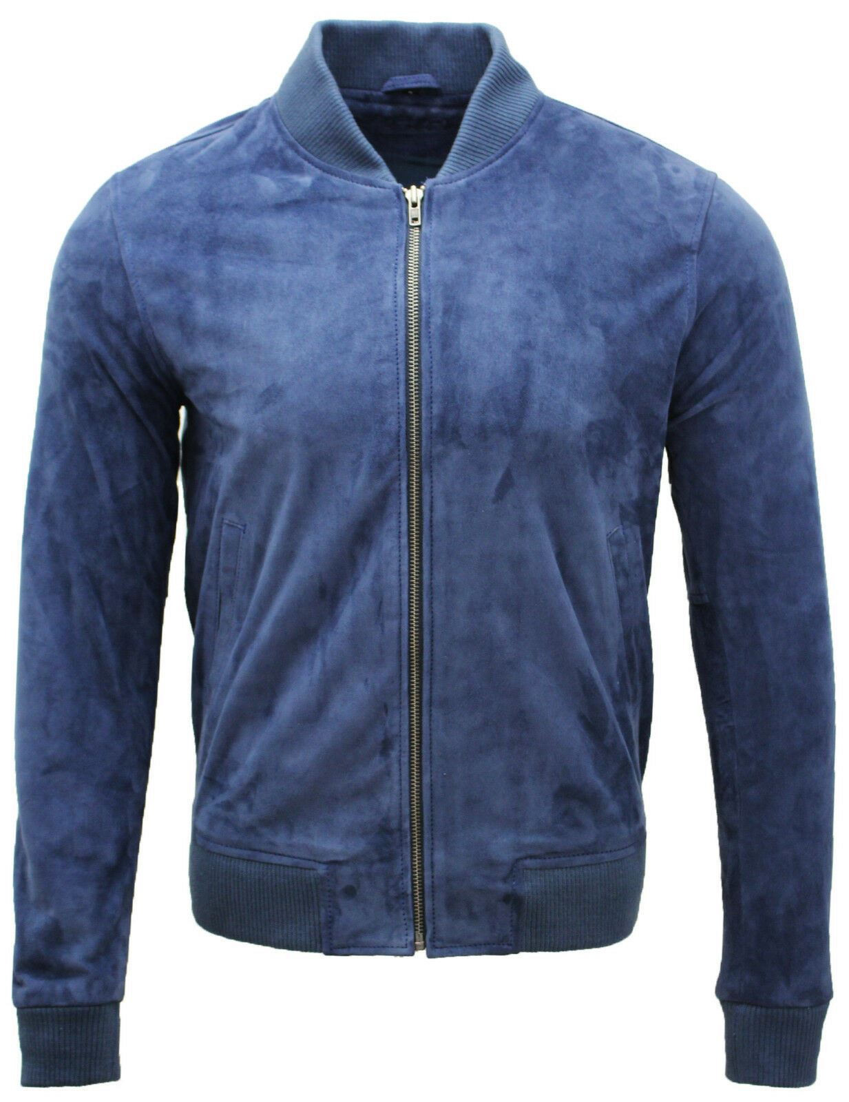 Thumbnail - Varsity-Bomberjacke aus weichem Wildleder