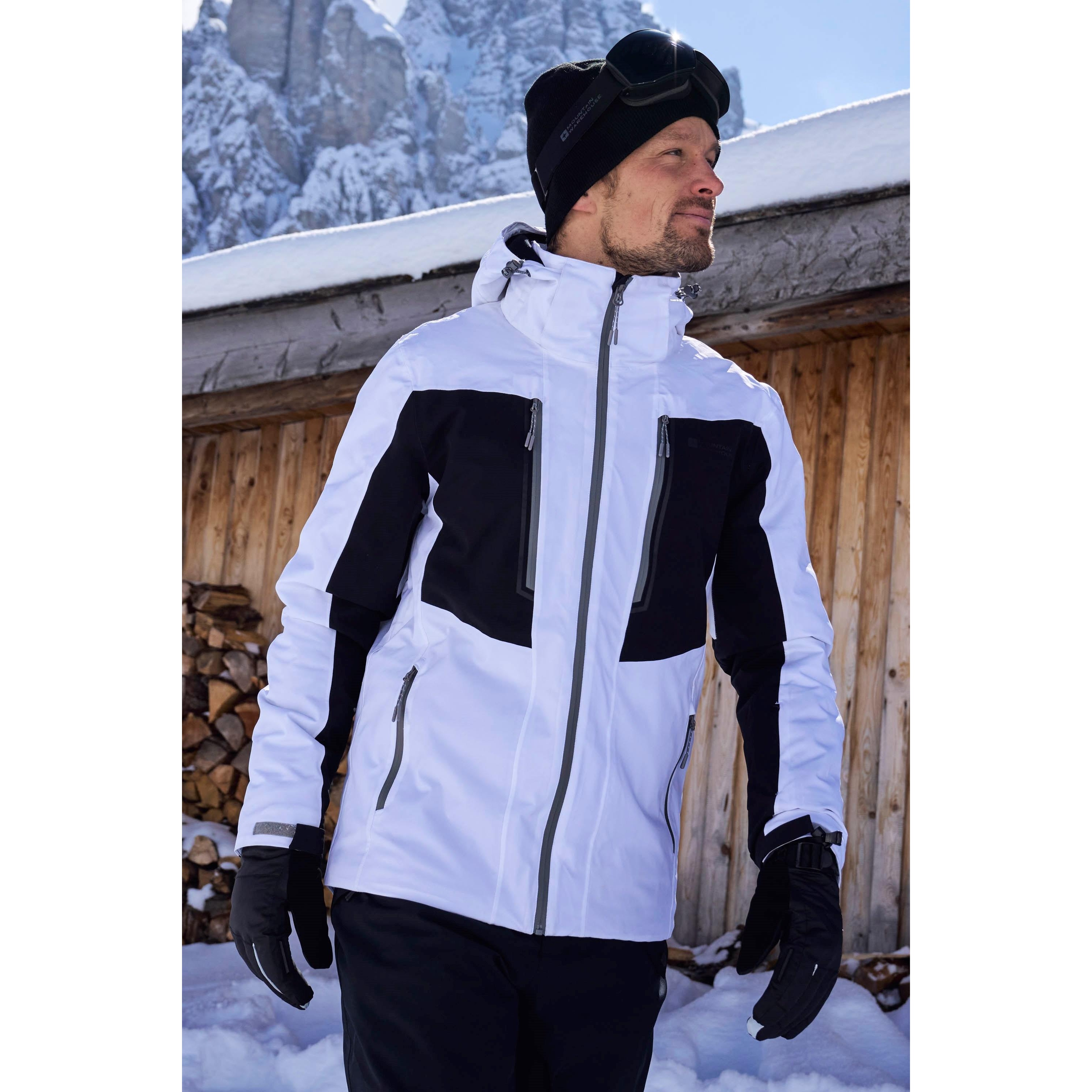 Thumbnail - Mountain Warehouse - "Phase Extreme" Skijacke für Herren (Weiß)