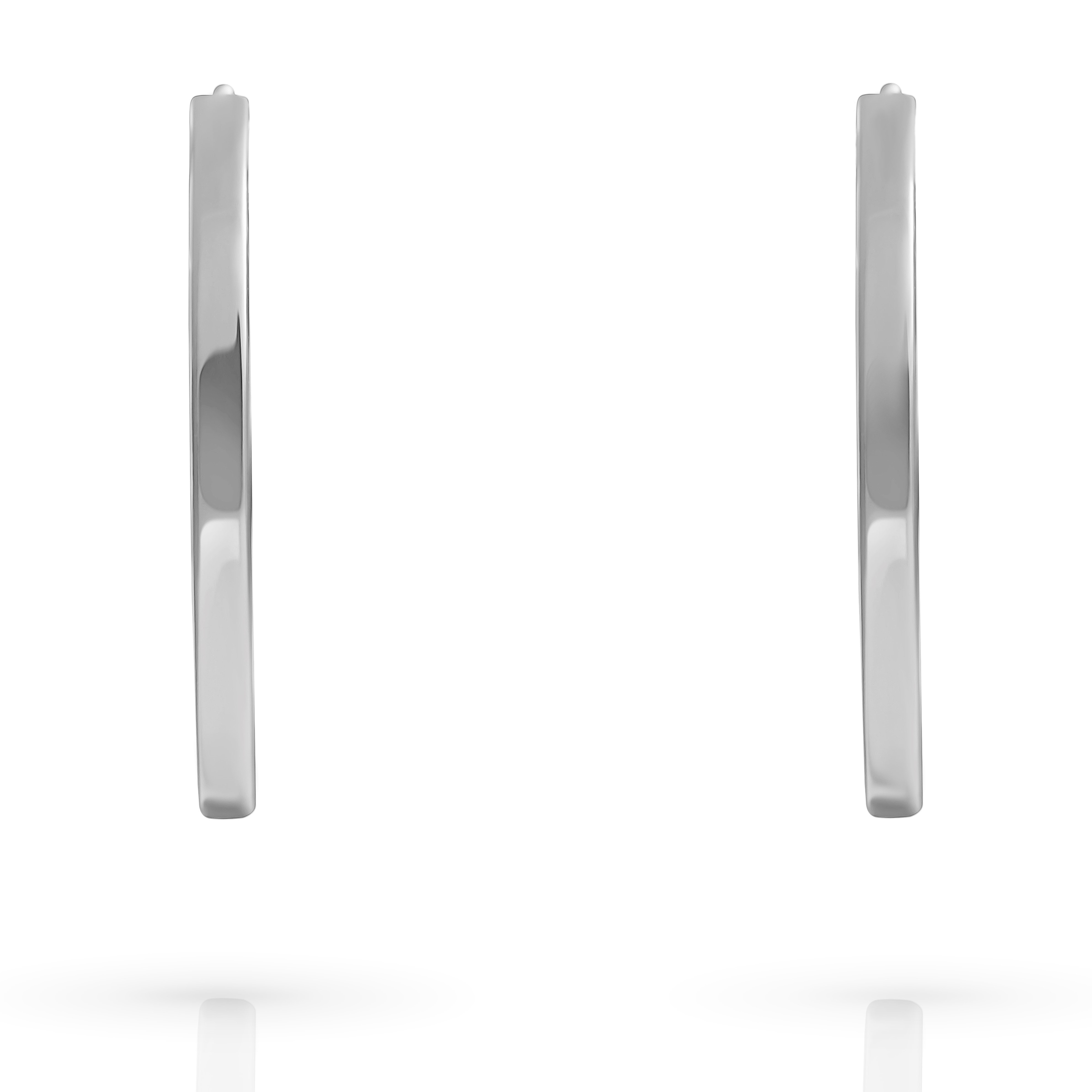 Thumbnail - Orphelia 'Anita' Creolen für Damen, 925 Sterling Silber - Silber ZO-7553