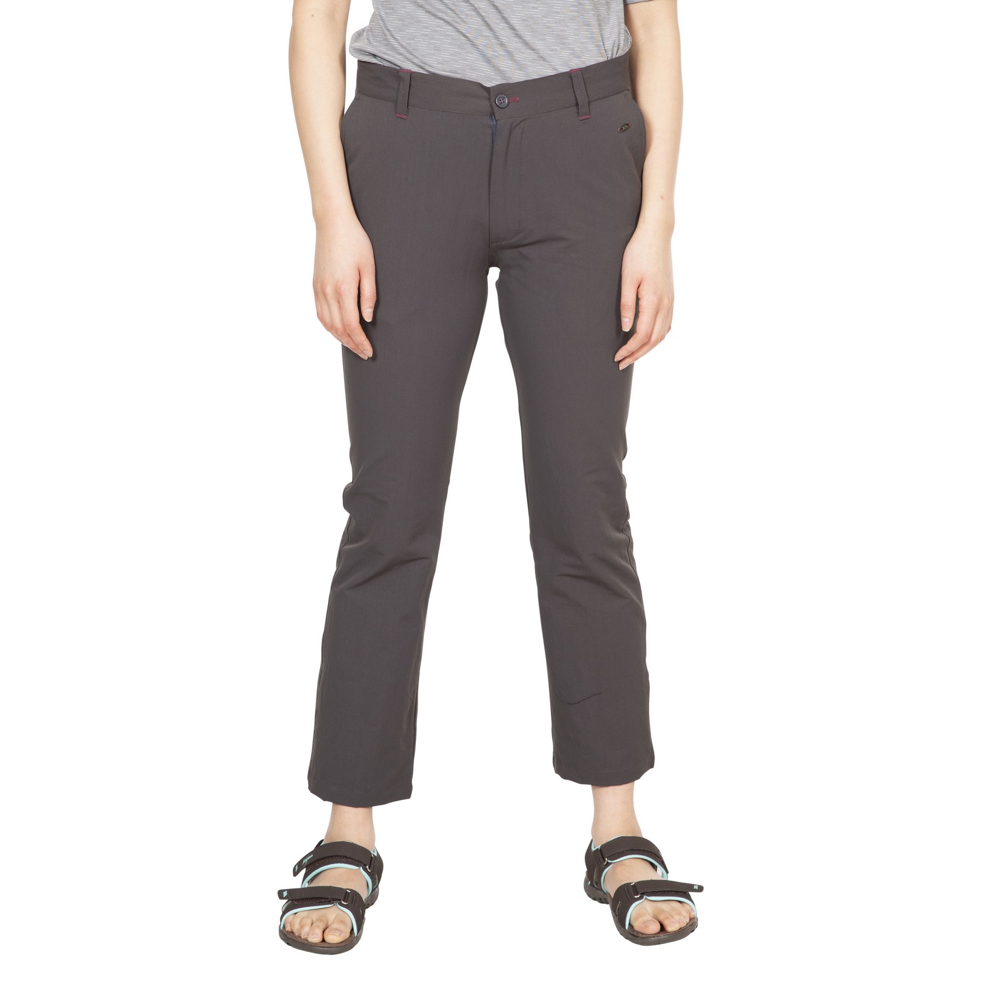 Trespass (8 Uk, Dark Grey) Womens/Ladies Zulu Cropped Trousers - Image 4