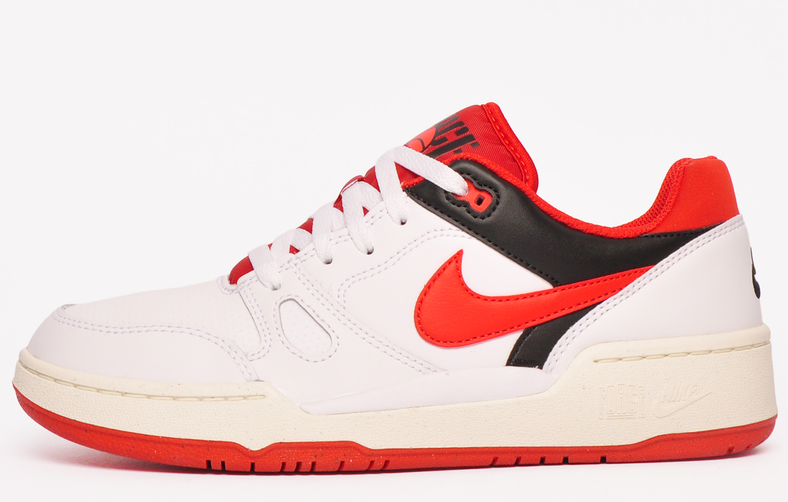 Thumbnail - Nike Full Force Lo Rote Details Weiße Turnschuhe