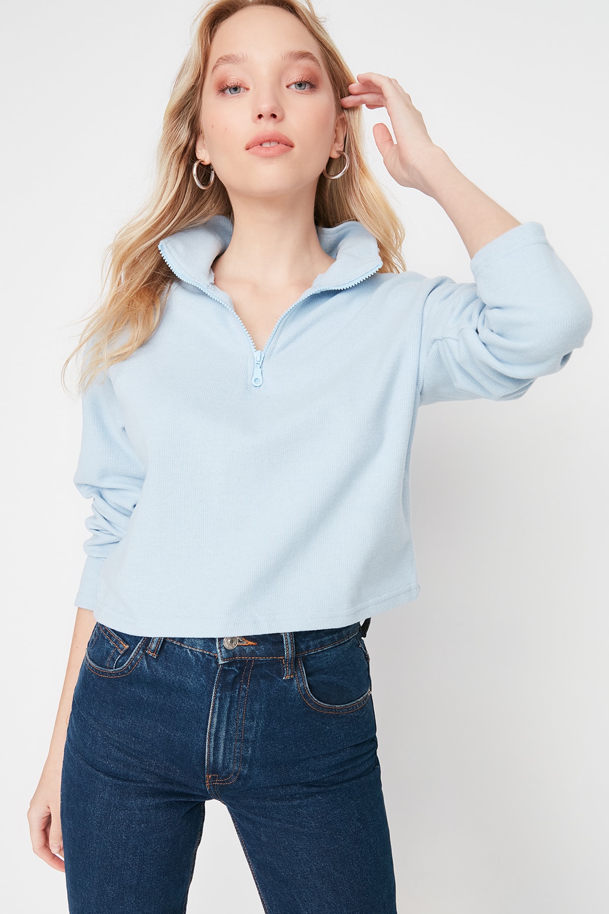 Trendyol Dam Sweatshirt Regular passform – bild 2