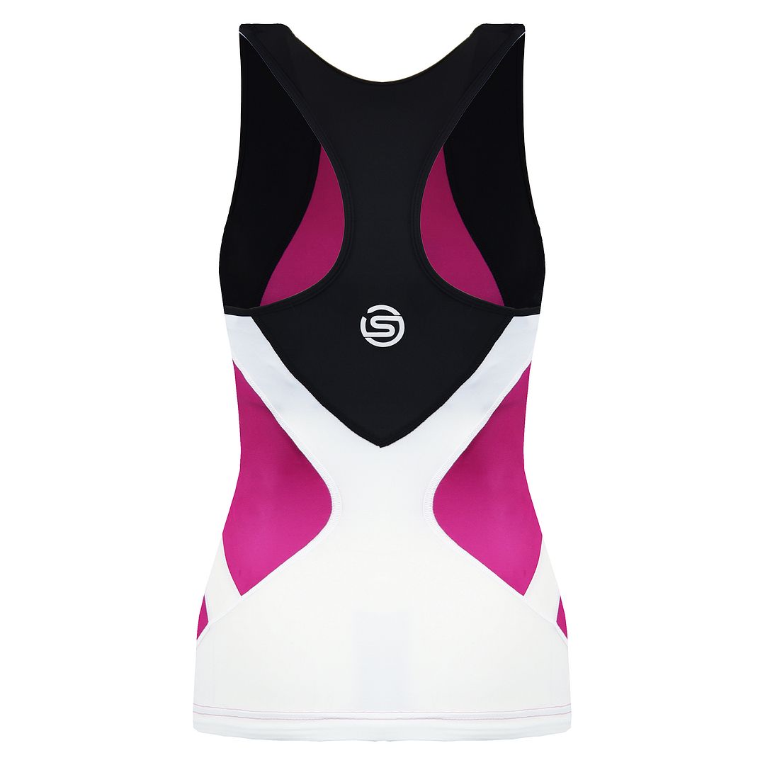 Skins Triathlon Kompression Ärmlös Rosa Dam Racer Back Topp T49085051 – bild 2