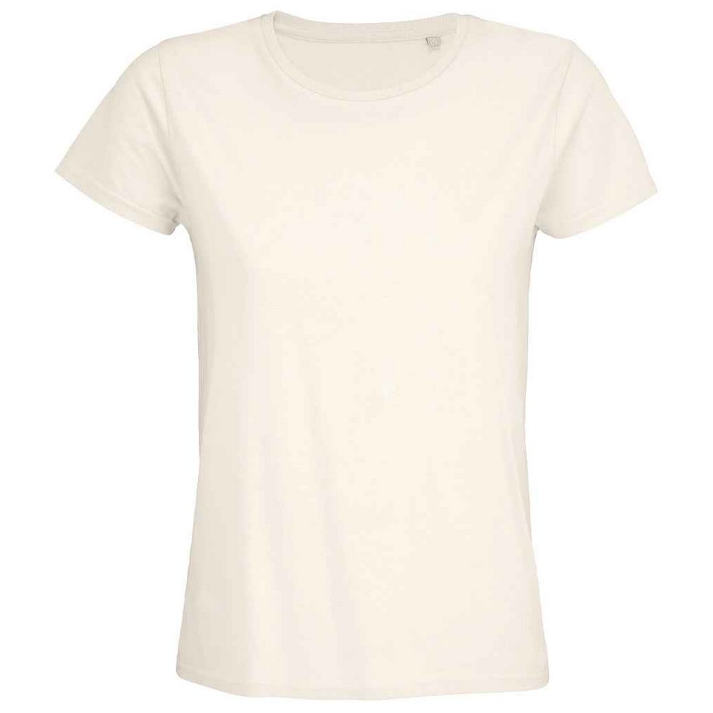 SOLS Womens/Ladies Pioneer Organic T-Shirt (Off White) Cotton - Size 2XL