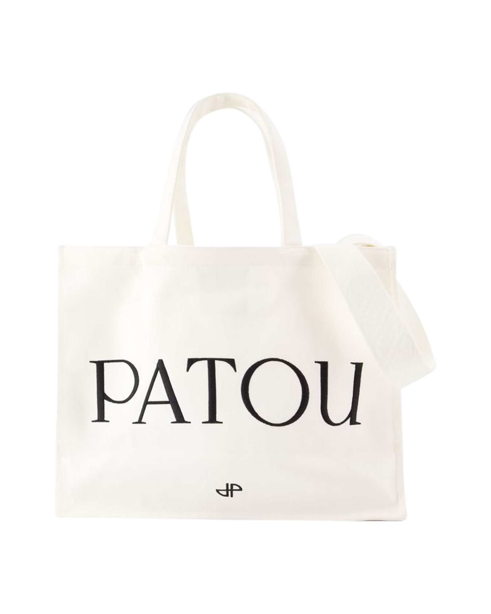 Jean Patou Grote Shopper Tas - PATOU - Katoen - Wit