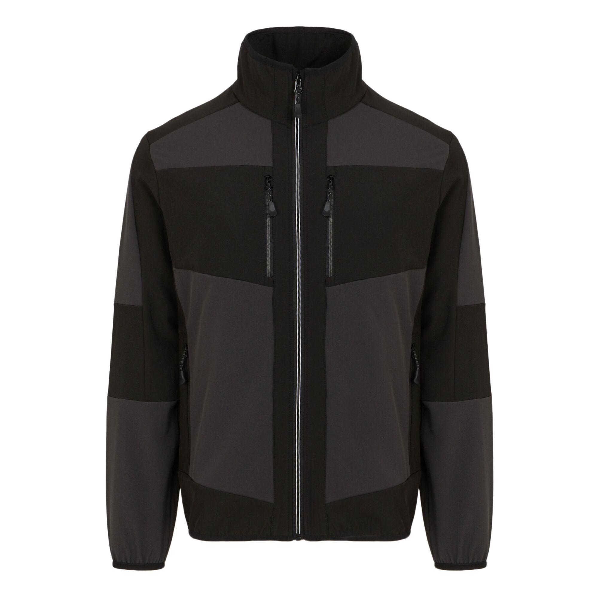 Regatta E-Volve 2-laags Soft Shell-jack voor volwassenen (As/Zwart)