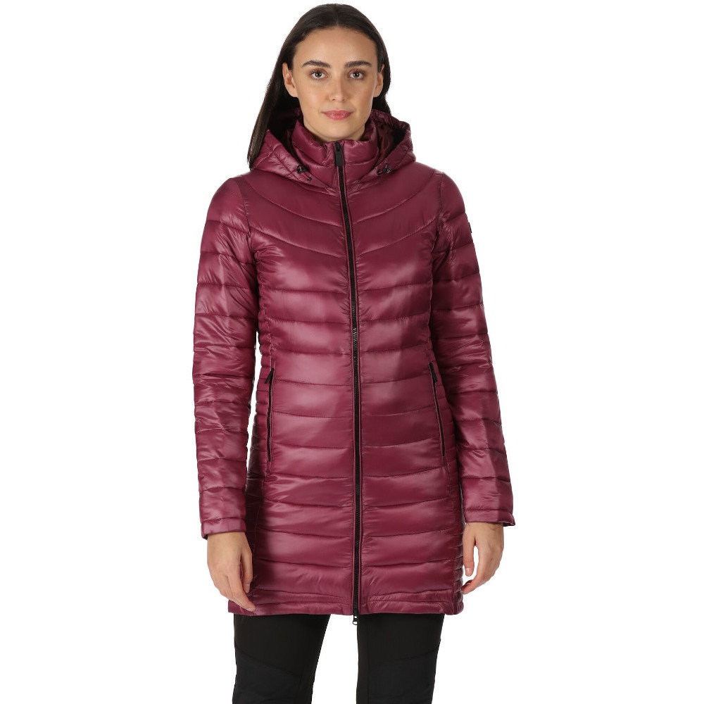Regatta Women's Andel Iii Insulated Hooded Jacket: : Si Amaranth Haze Size 10 - Outdoor Action - Image 3