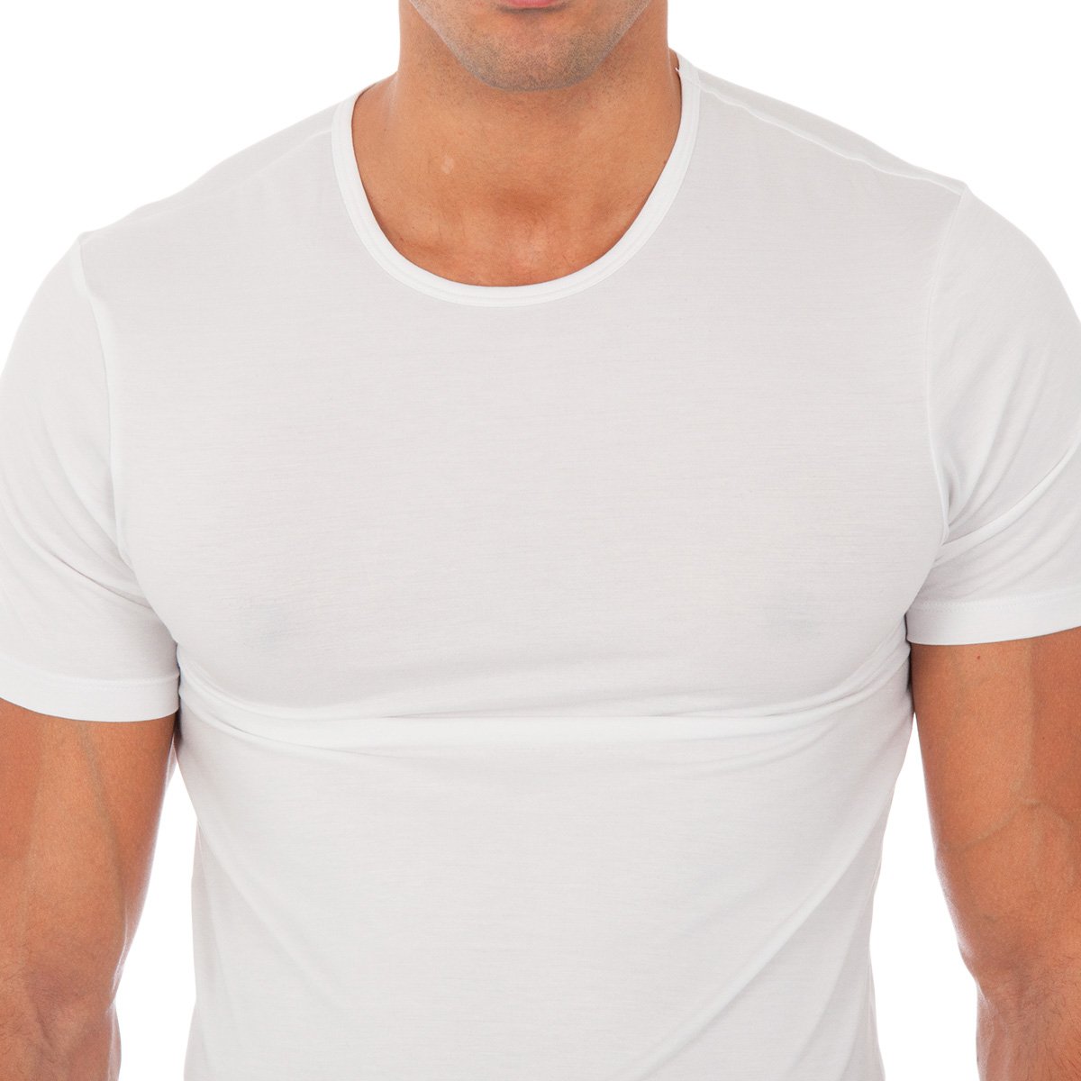 Abanderado Kortärmad Cotton Thermal Tech 041Y t-shirt för män herr – bild 2