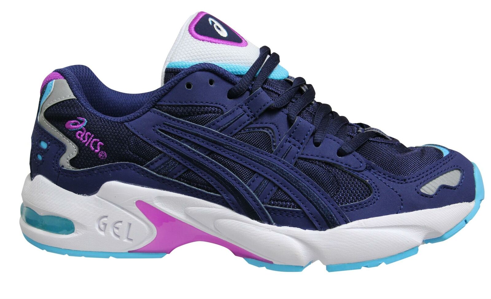 Asics Gel-Kayano 5 OG Mens Navy Running Trainers - Blue Leather - Size UK 3.5