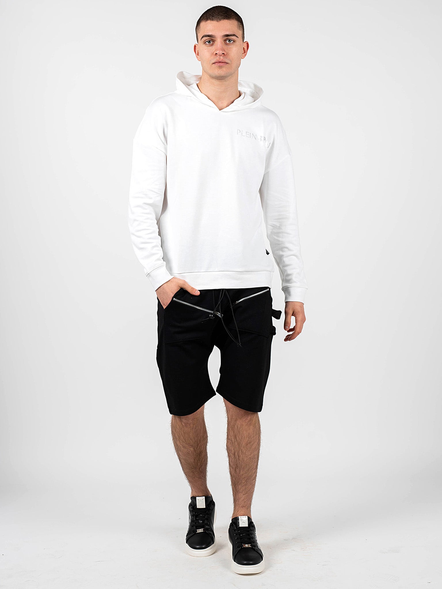 Thumbnail - Plein Sport Sweatshirt Herren Weiß