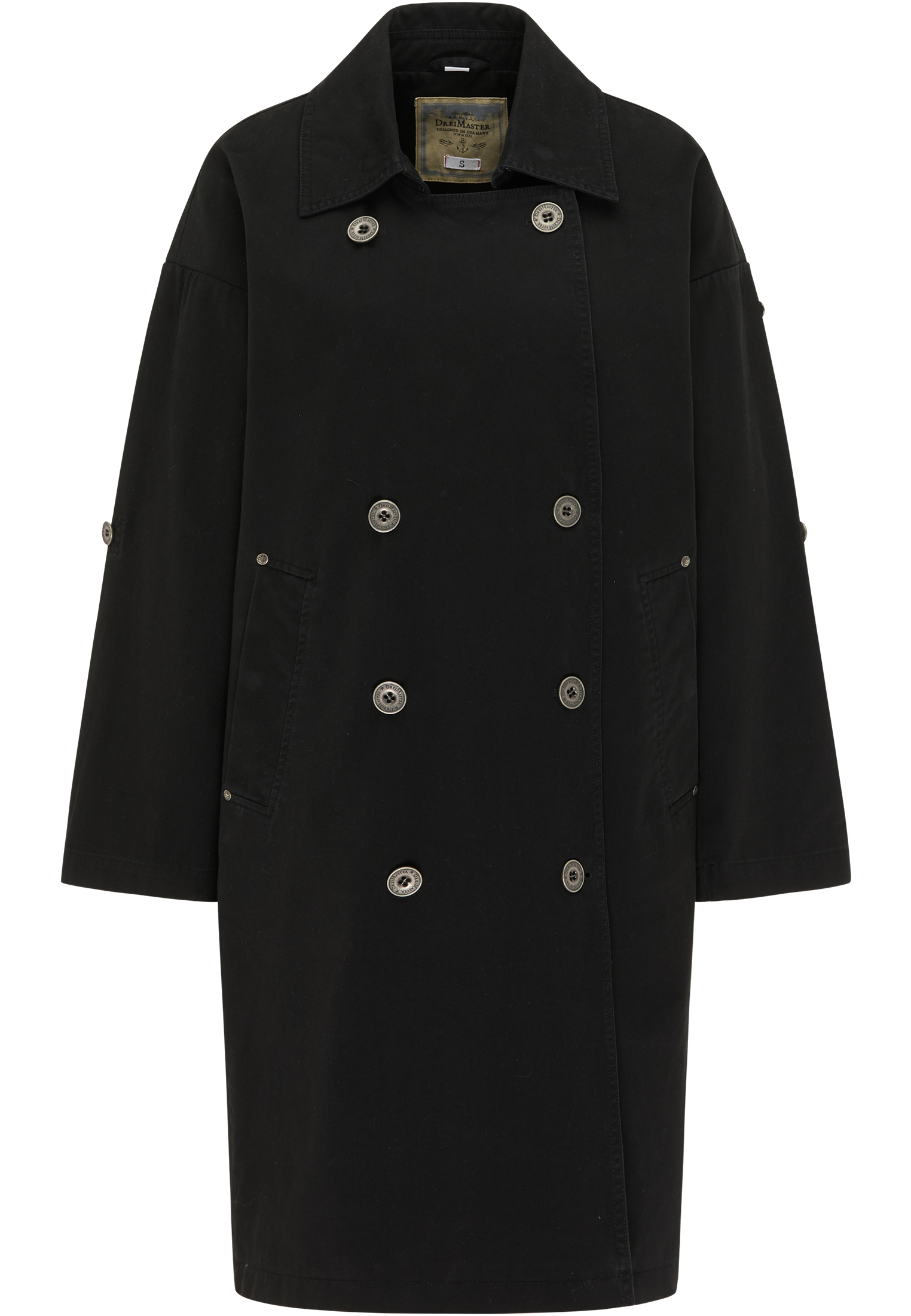 Dreimaster Jas incus Dames zwart