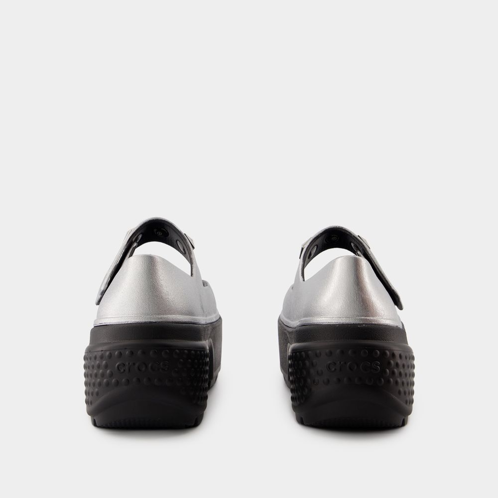 Crocs Stomp Mary Jane Ballerinas Synthetic ballerinaskor dam – bild 2