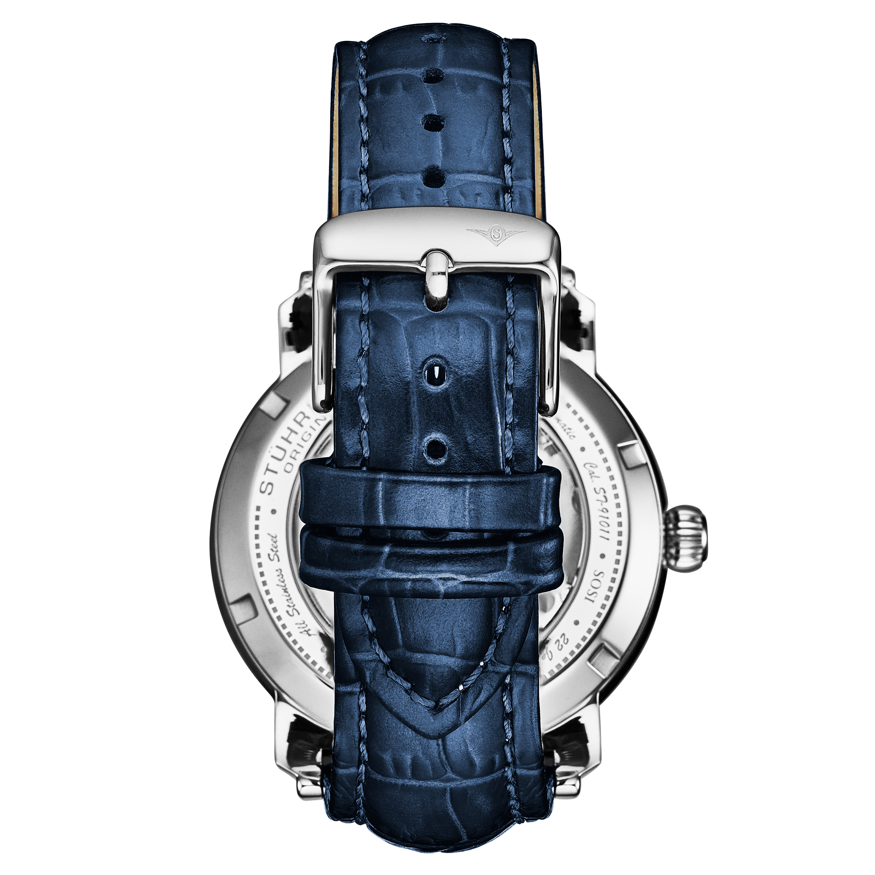Stührling Celestial Timekeeper 1017 Dual Time Automatic Skeleton-klocka herr – bild 2