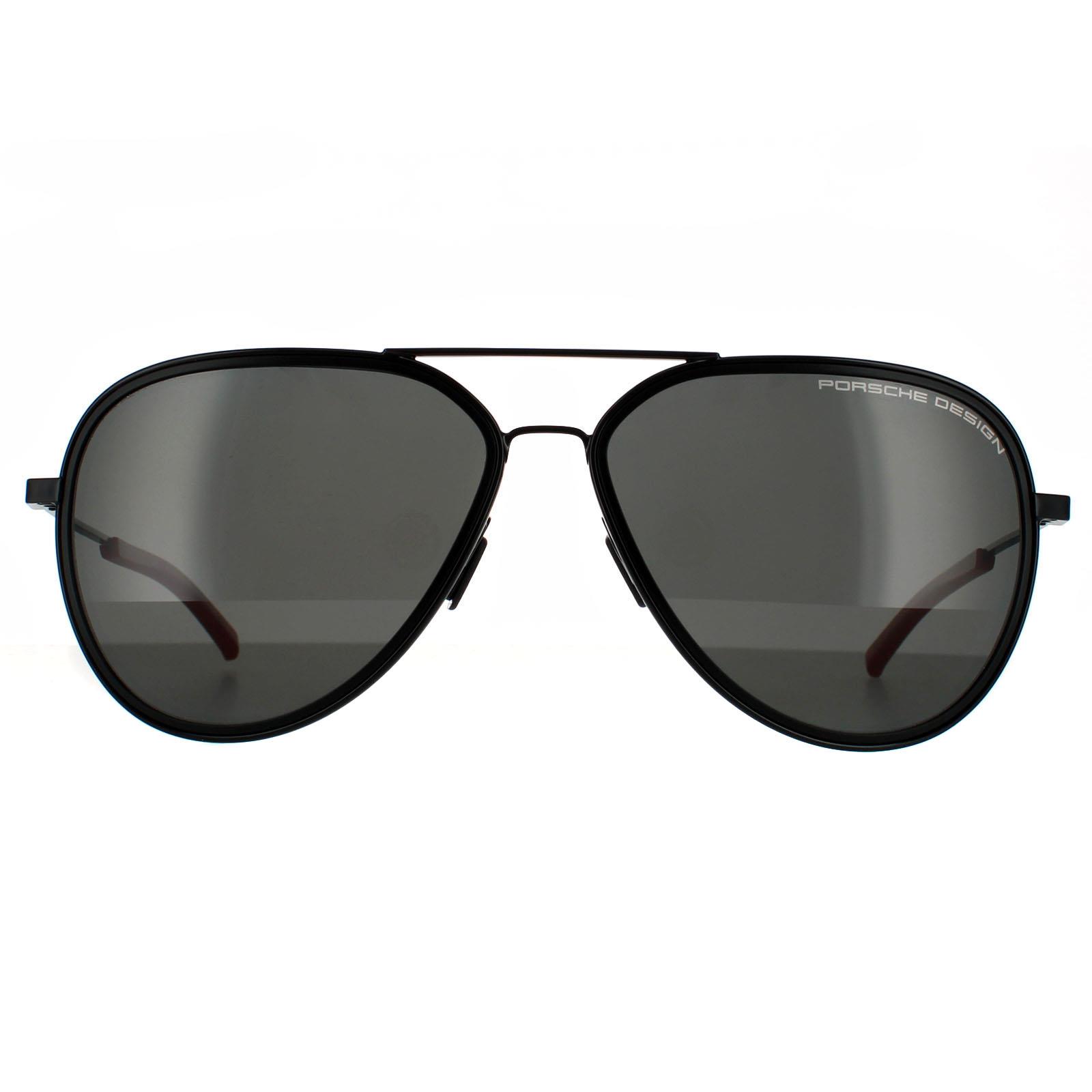 Porsche Design Zonnebril P8691 Een zwart grijs gepolariseerd