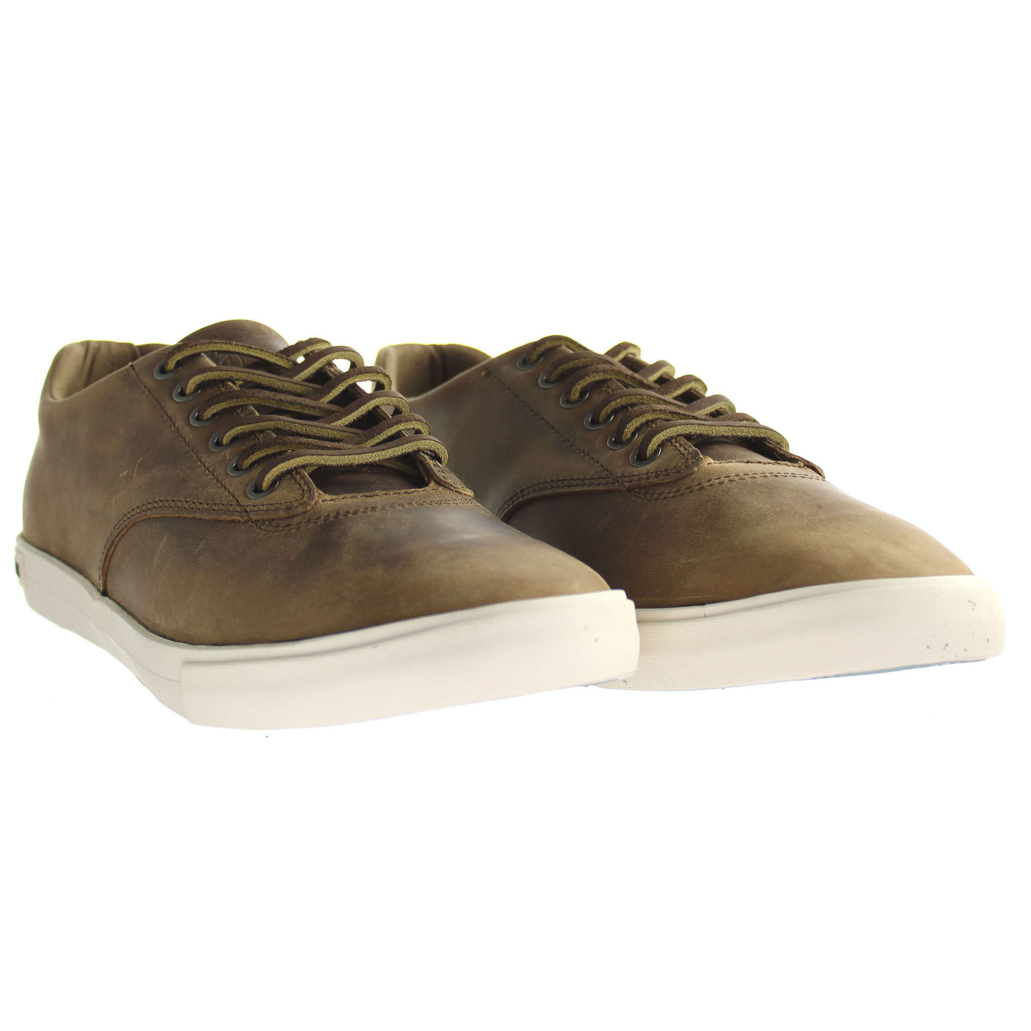 Seavees Hermosa Sneaker Wintertide Elmwood Oljad Rugged Läder Brun Herrskor – bild 2