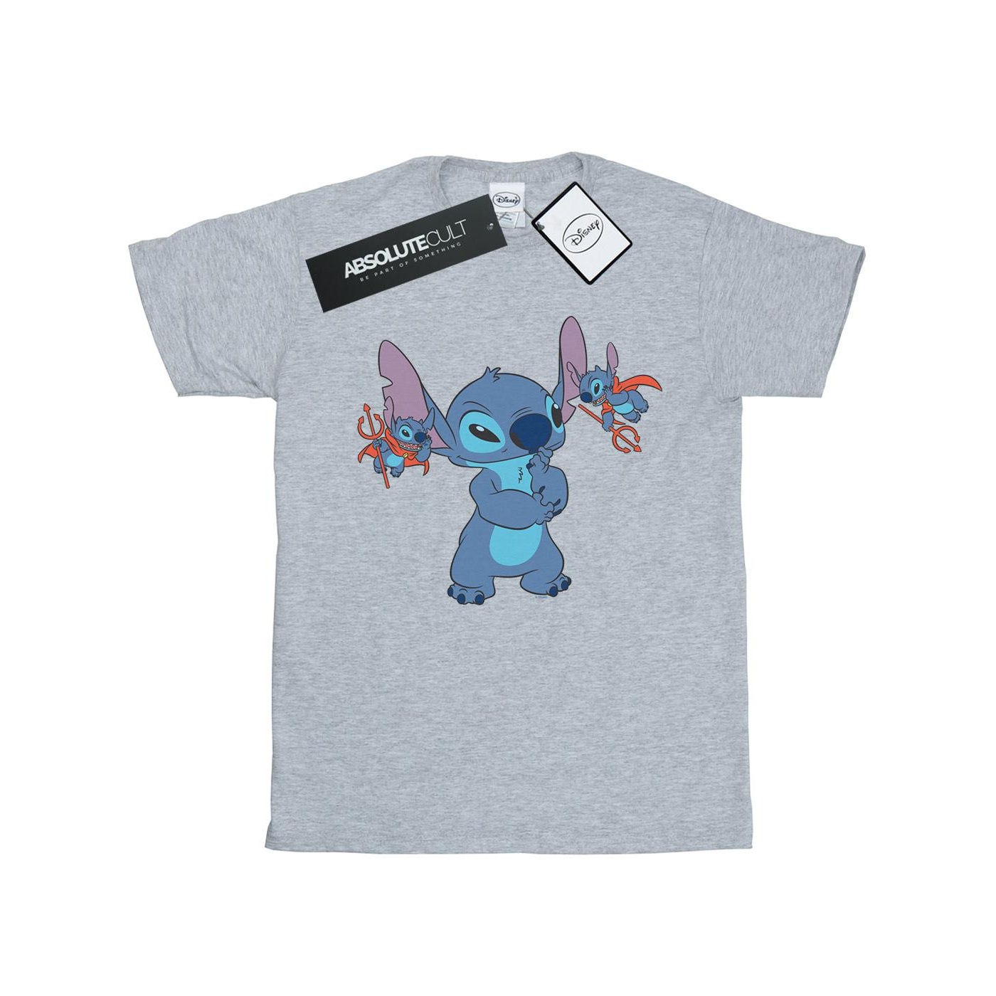 Thumbnail - Disney - "Little Devils" T-Shirt für Mädchen (Grau)