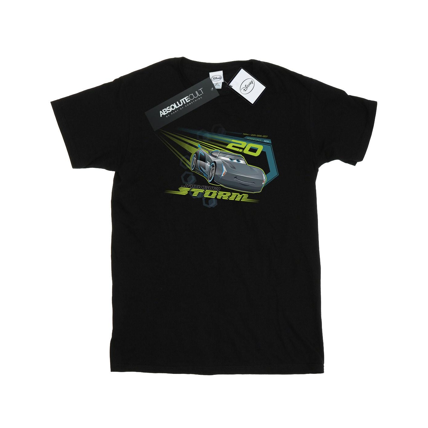 Disney - "Cars Jackson Storm" T-Shirt für Herren (Schwarz)
