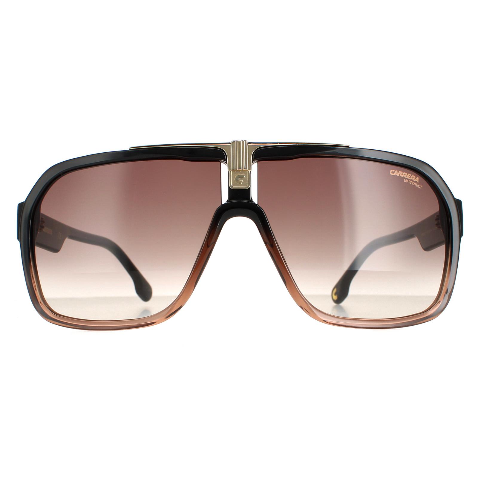 Thumbnail - Carrera Aviator Herren Schwarz Braun Braun Gradient 1014/S