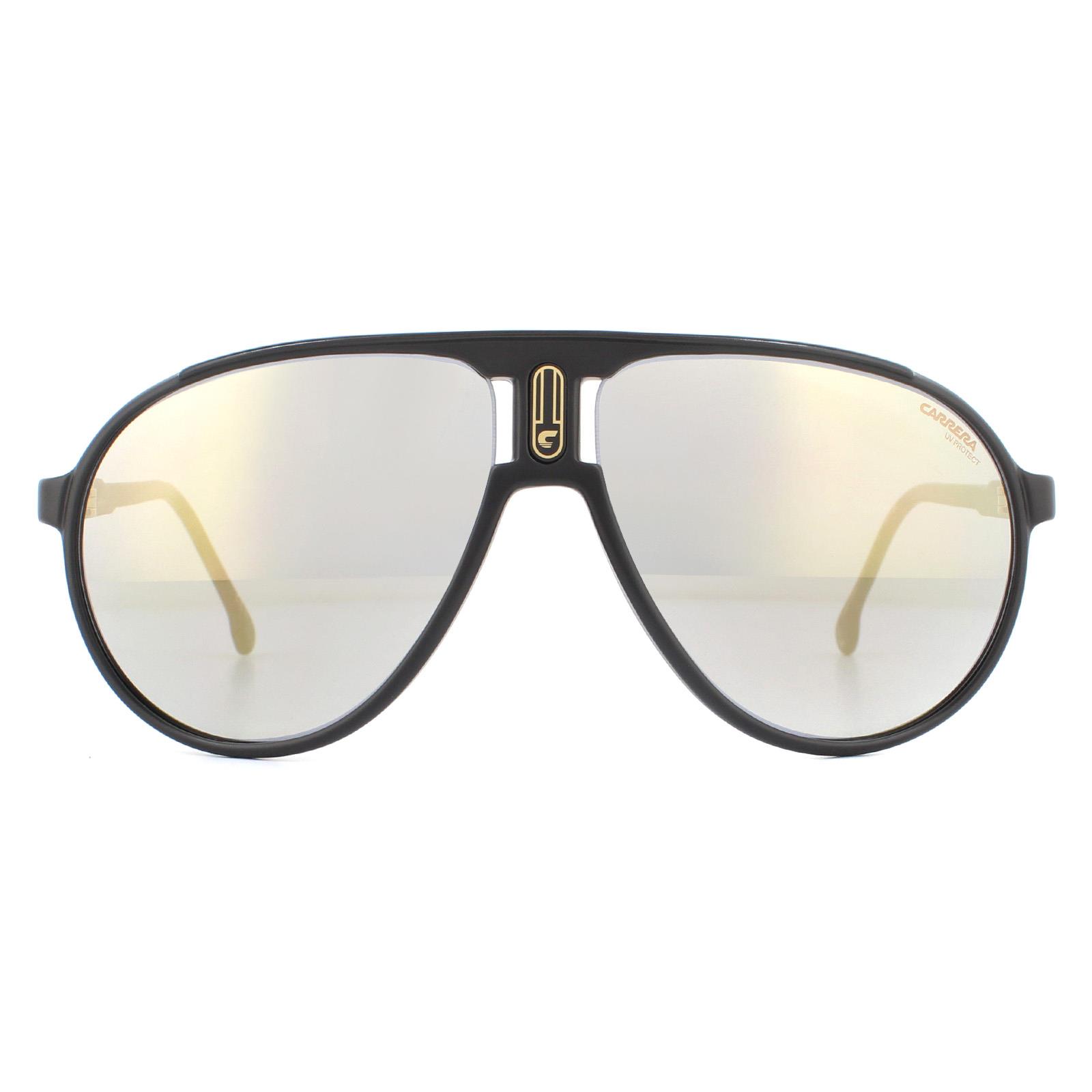 Thumbnail - Carrera Sonnenbrille Champion 65 003/JO Matt Schwarz Grau Bronze Verspiegelt