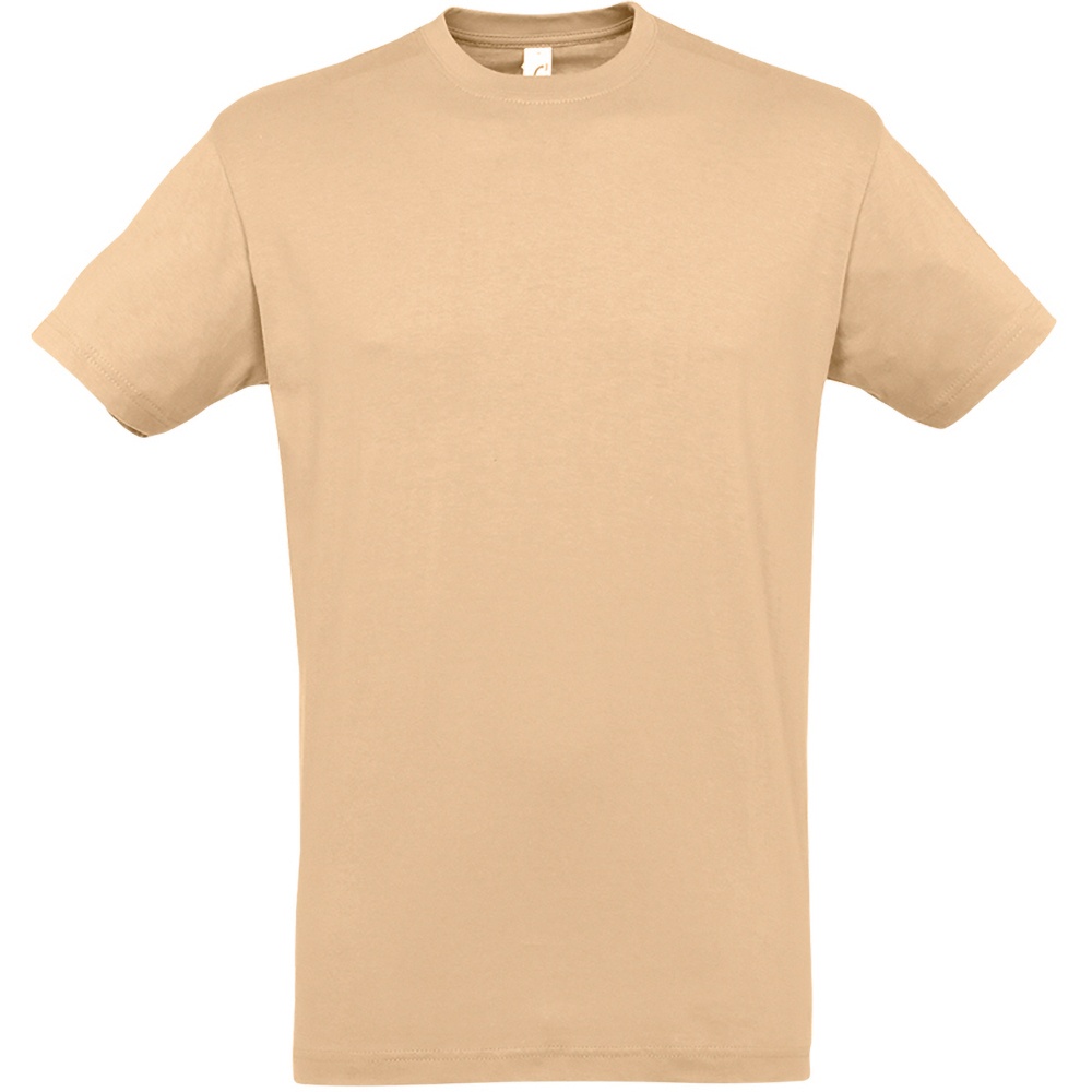 Thumbnail - SOLS Herren Regent T-Shirt mit kurzen Ärmeln (Sand)