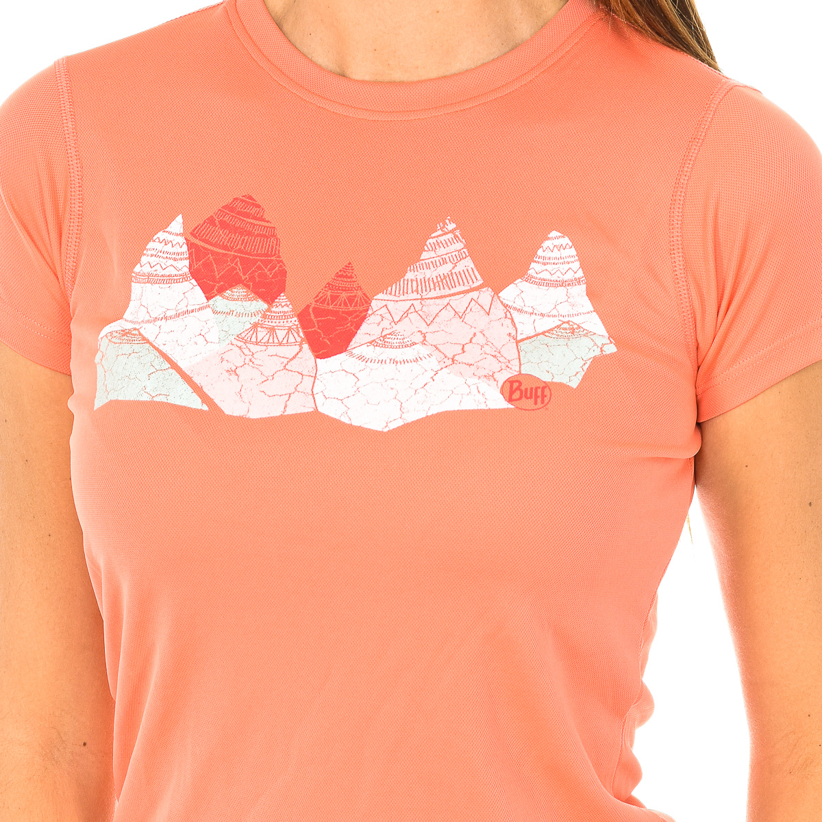 Buff Kortärmad t-shirt för utomhussporter BF14200 dam – bild 2