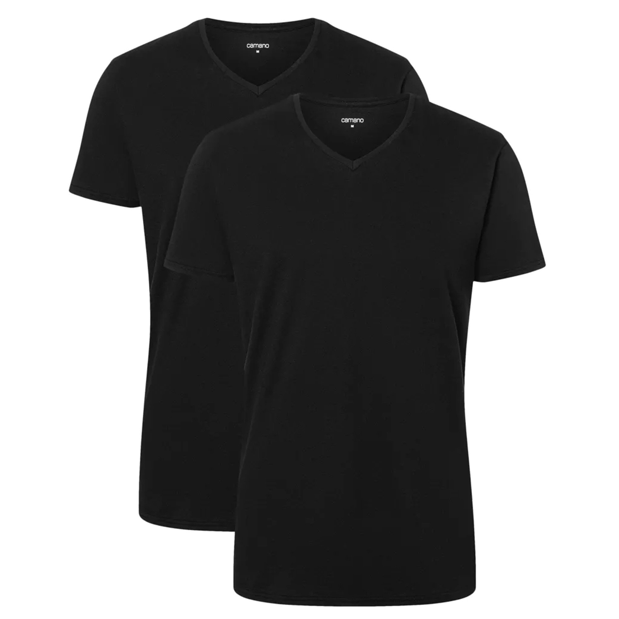 Thumbnail - Camano Men Comfort Bci Cotton V-Neck T-Shirt