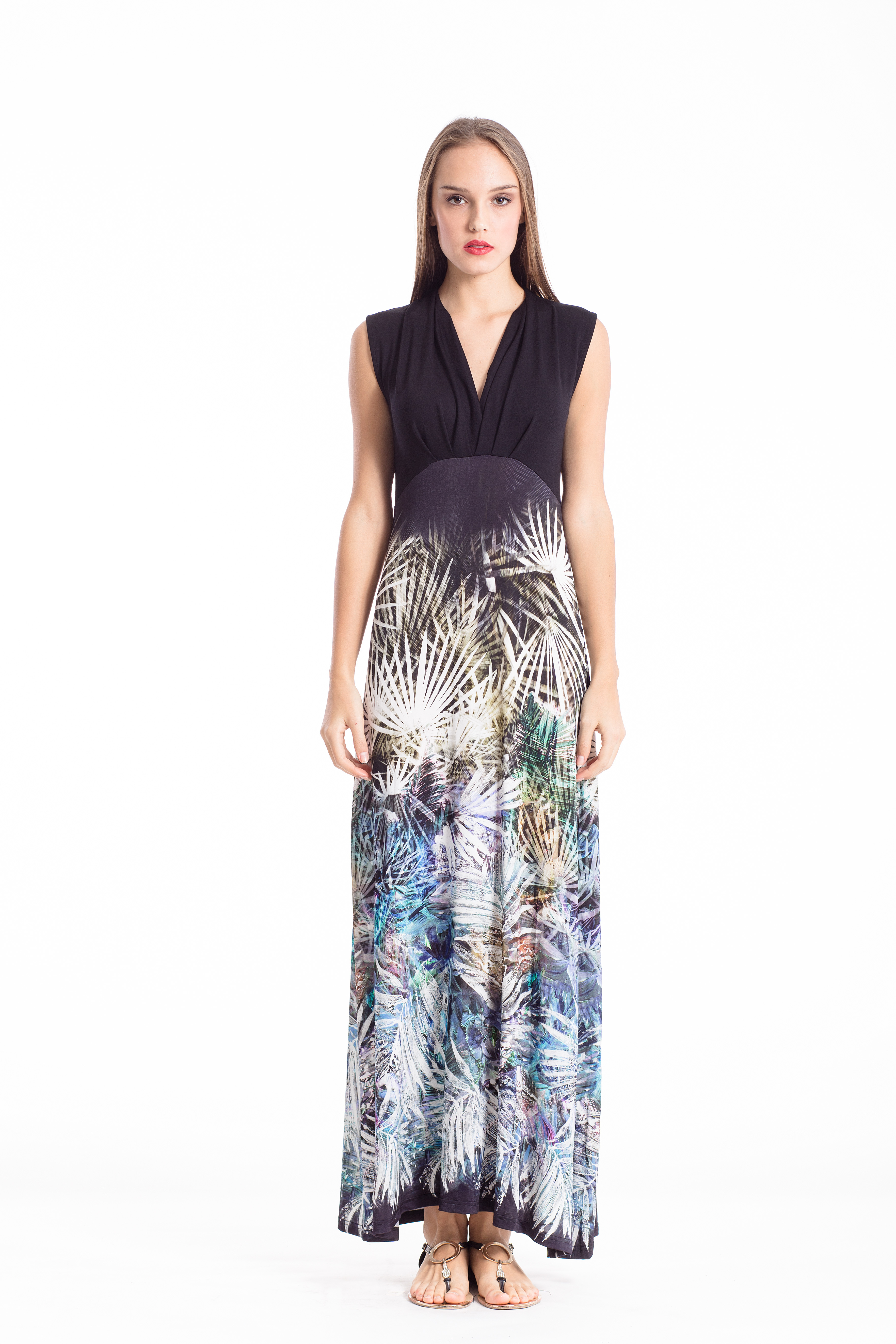 Maxi jurk met Empire Taille