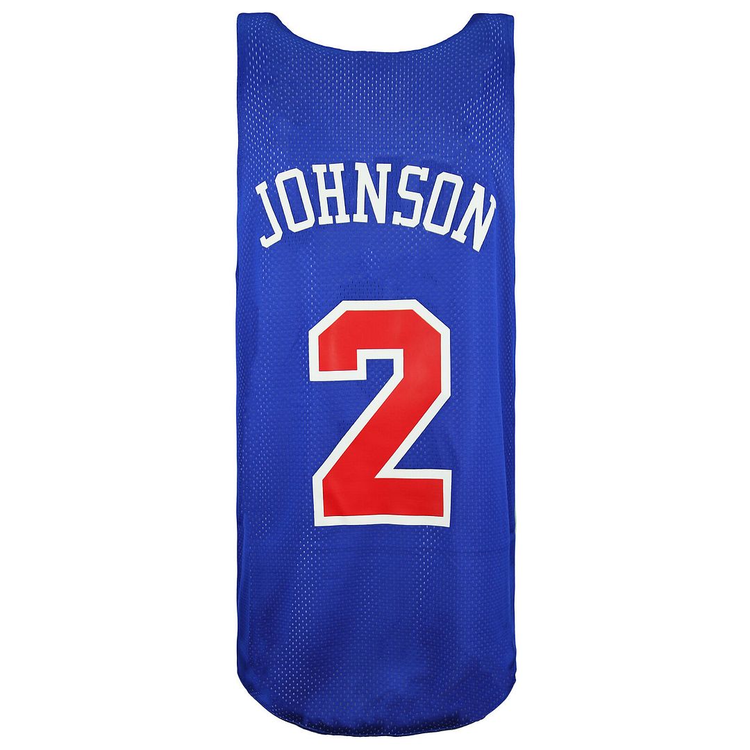 Mitchell & Ness Charlotte Hornets Larry Johnson Reversible Mesh Vest för herrar västar – bild 2