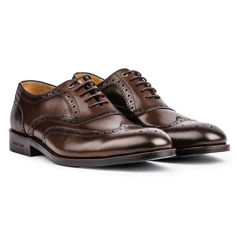 Simon Carter Barn Owl Brogue-skor herr – bild 2