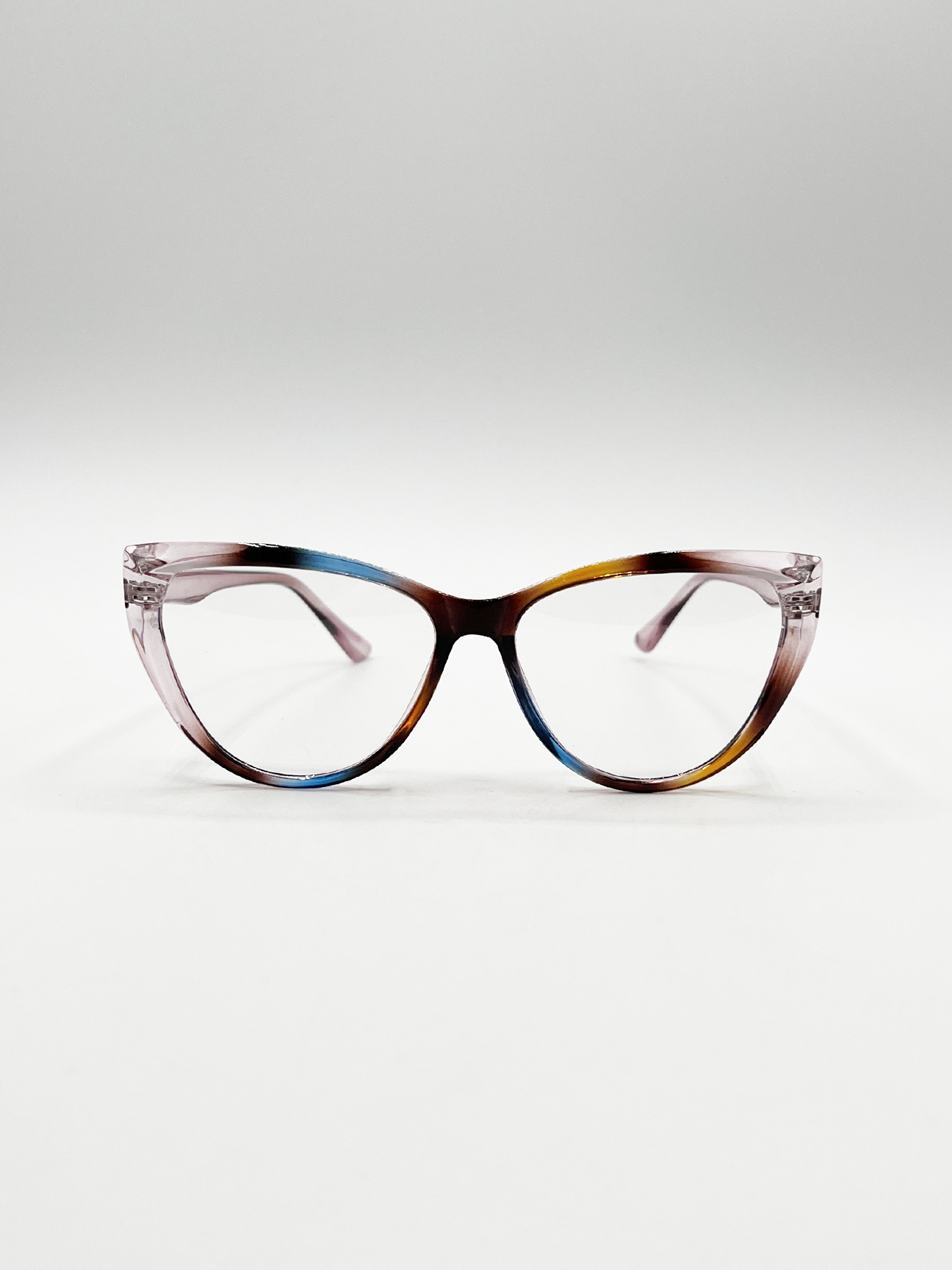 SVNX Womens Tonal Clear Lens Glasses - Neutral Multi - One Size