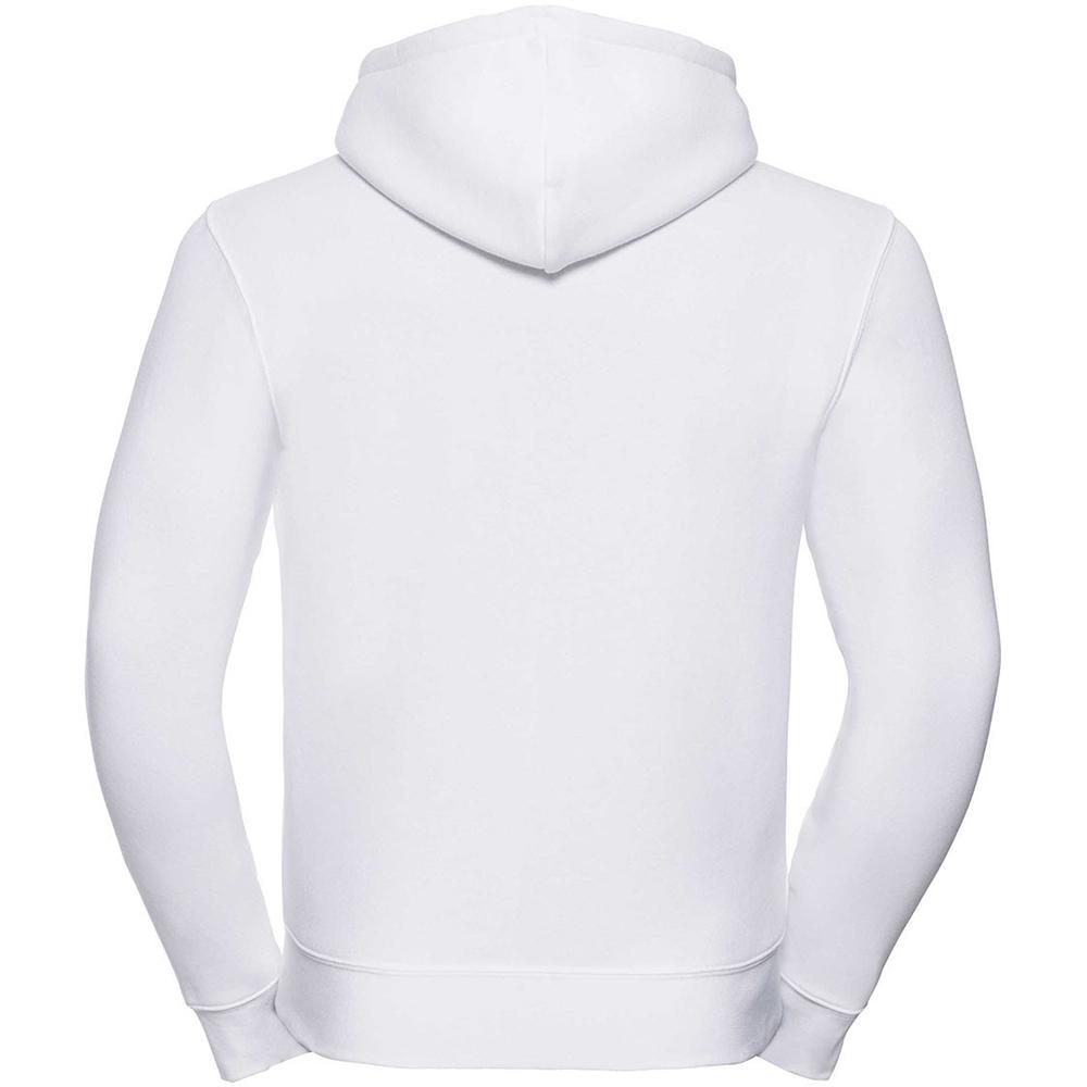 Russell Athletic Russell Mens Authentic Full Zip Hooded Sweatshirt / Hoodie (White) herr – bild 2