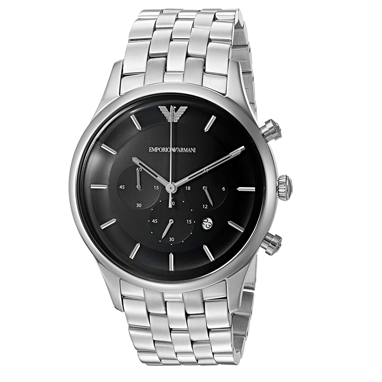 Thumbnail - Emporio Armani Herrenuhr Quartz Silber