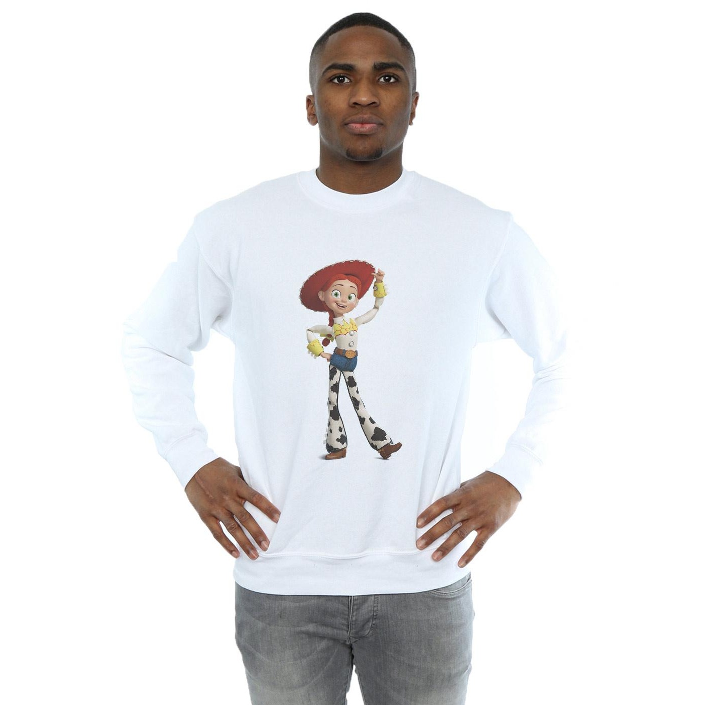 Disney Mens Toy Story Jessie Pose Sweatshirt (White) herr – bild 2