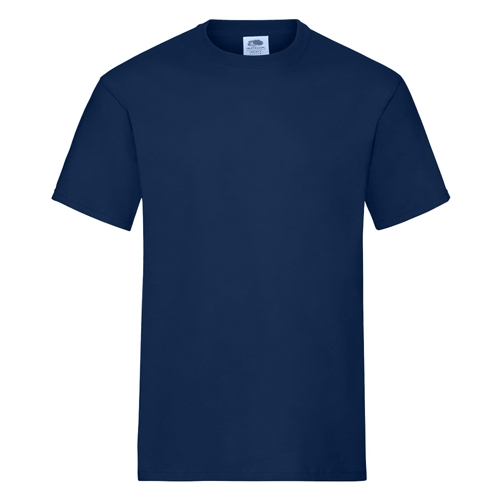 Thumbnail - Fruit of the Loom Unisex Erwachsene Schweres Baumwoll-T-Shirt (Marineblau)
