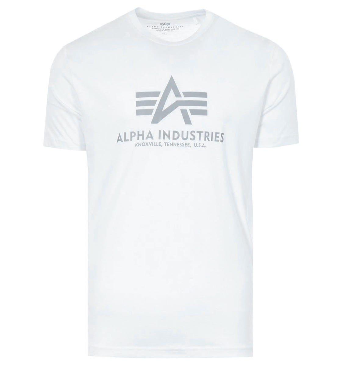 Thumbnail - Basic Reflective Print T-Shirt