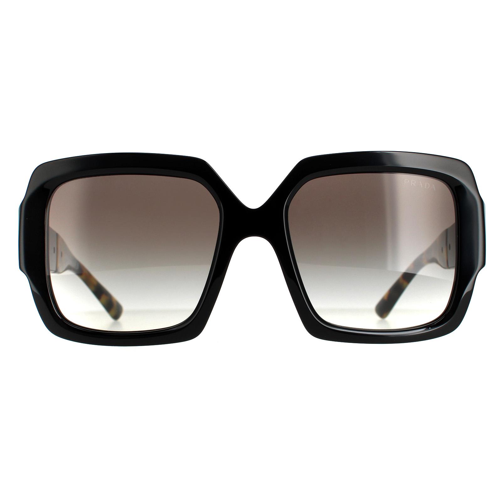 Thumbnail - Prada Square Womens Black Grey Gradient PR21XS SUNGLASSES