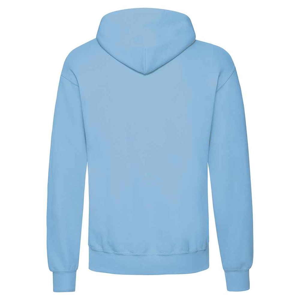 Fruit Of The Loom Unisex Classic Hoodie för vuxna (Himmelblått) herr – bild 2