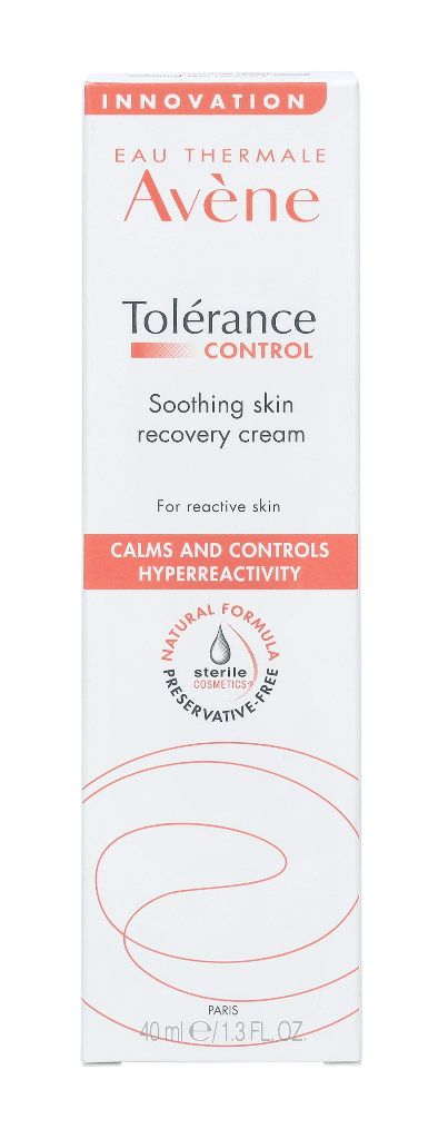 Avène Face Tolerance: Control Soothing Skin Recovery Cream 2