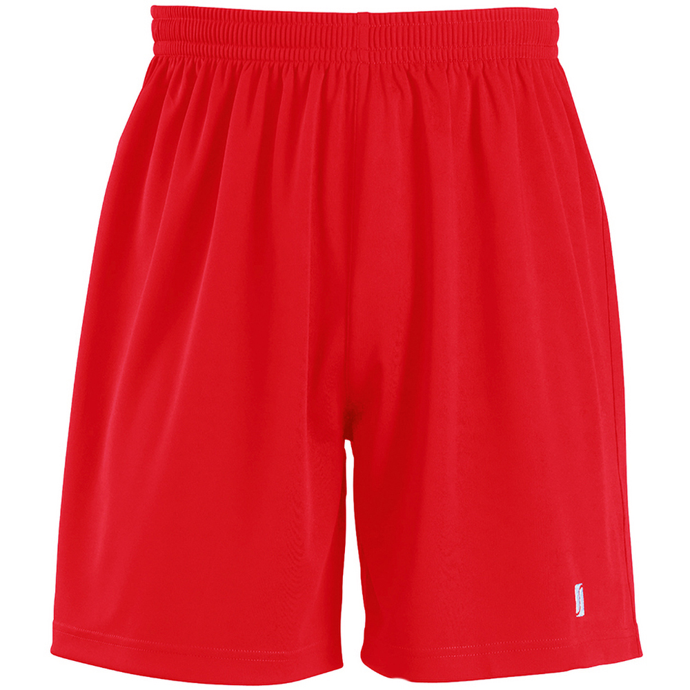 Thumbnail - SOLS Herren San Siro 2 Sport Shorts (Rot)