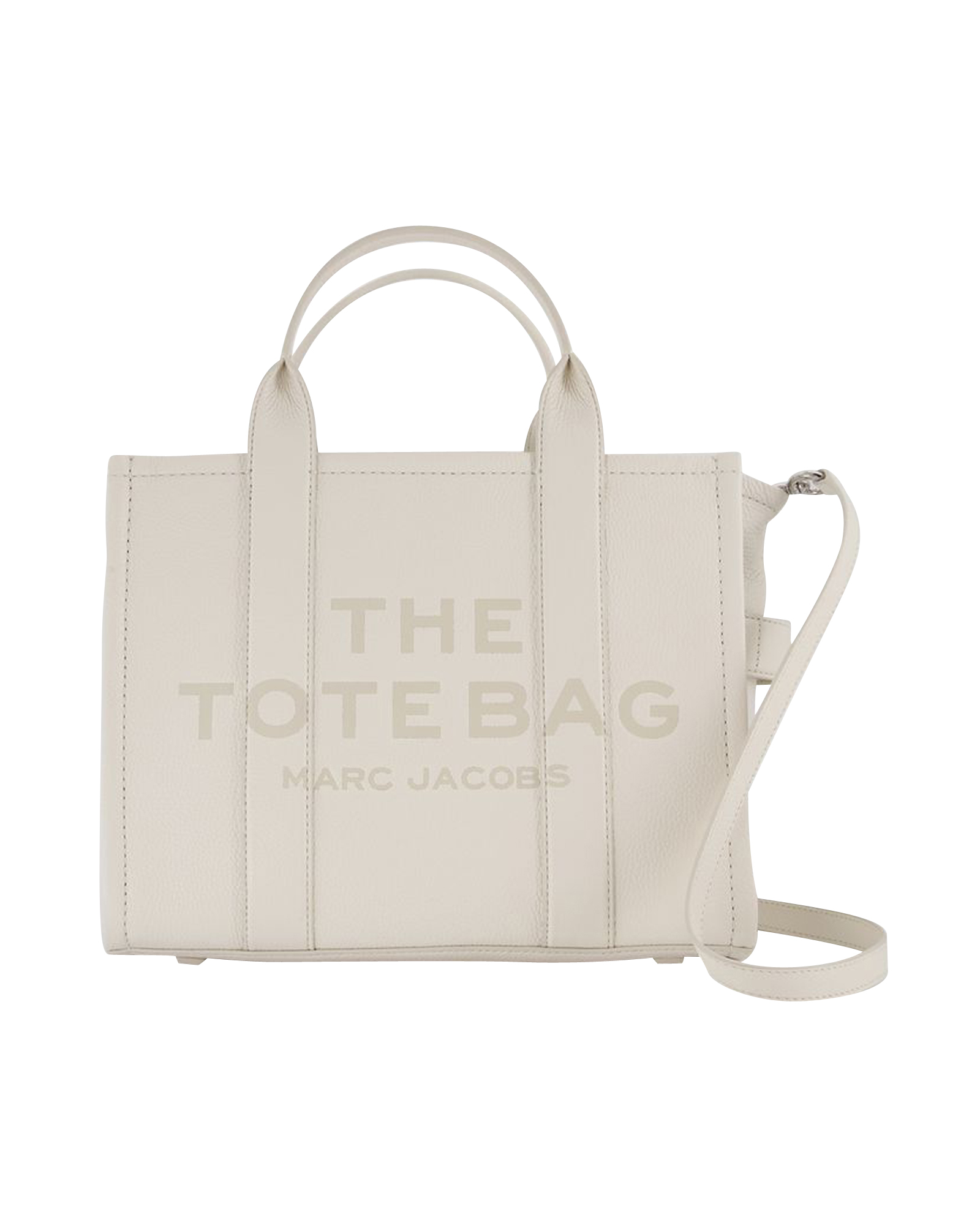 Thumbnail - Tote Bag The Medium Tote - Marc Jacobs - Leder - Silber