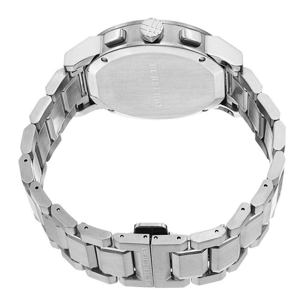 BU9350 Large Check herrklocka med armband i rostfritt stål 2