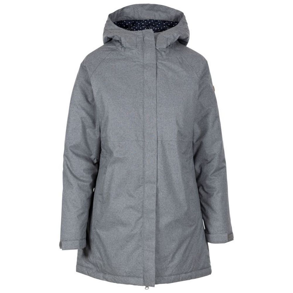Thumbnail - Trespass Womens/Ladies Wintertime Waterproof Jacket (Grau)